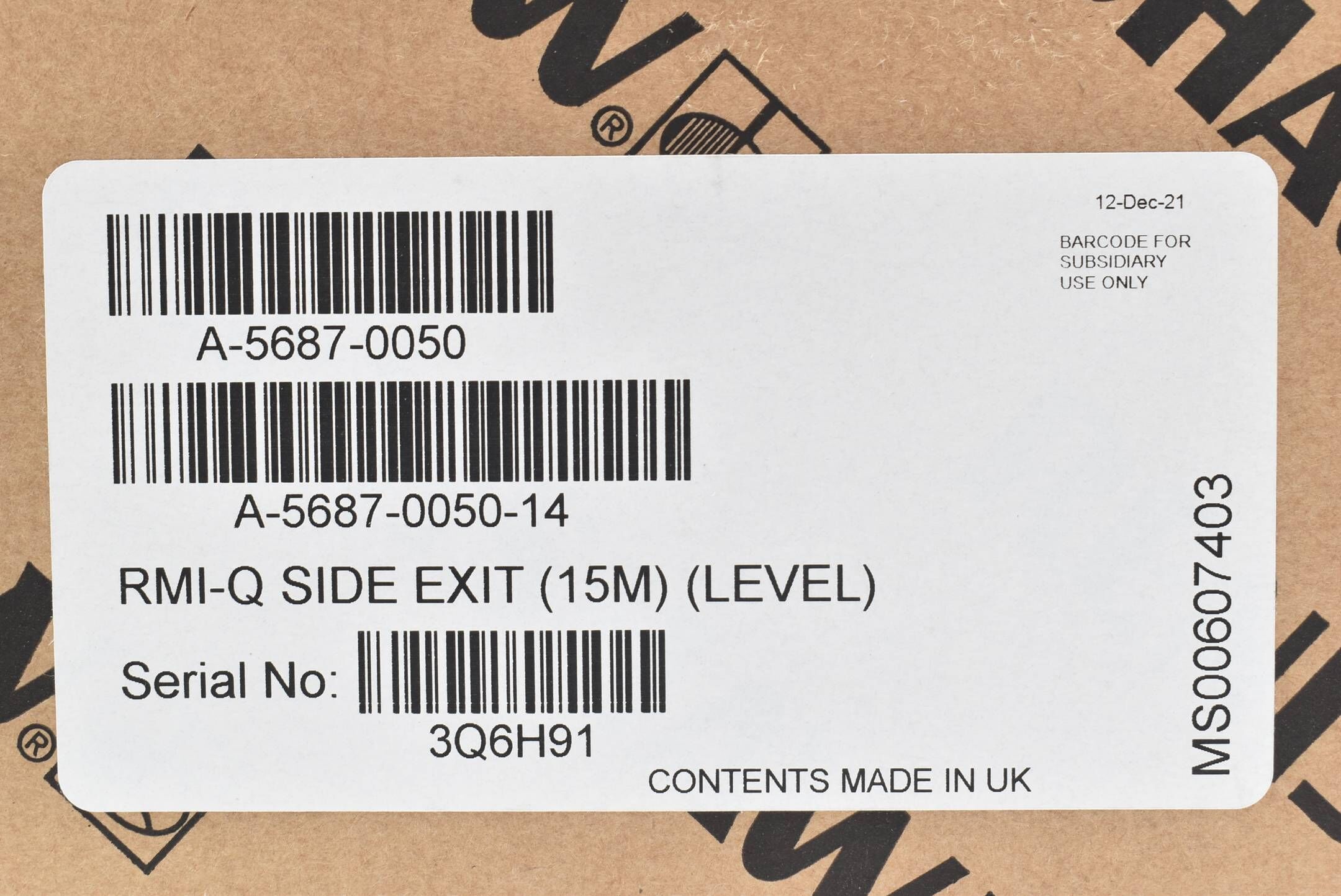 Renishaw RMI-Q Side Exit Funkempfänger mit 15 m Kabel A-5687-0050 A-5687-0050-14