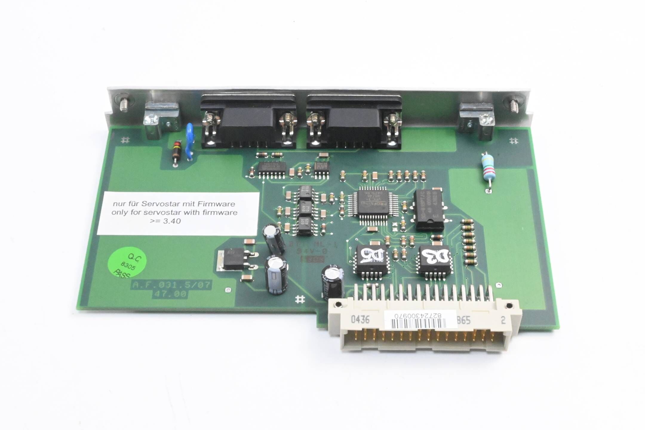 Kollmorgen Seidel Profibus-Schnittstellenkarte A.F.031.5/07 47.00