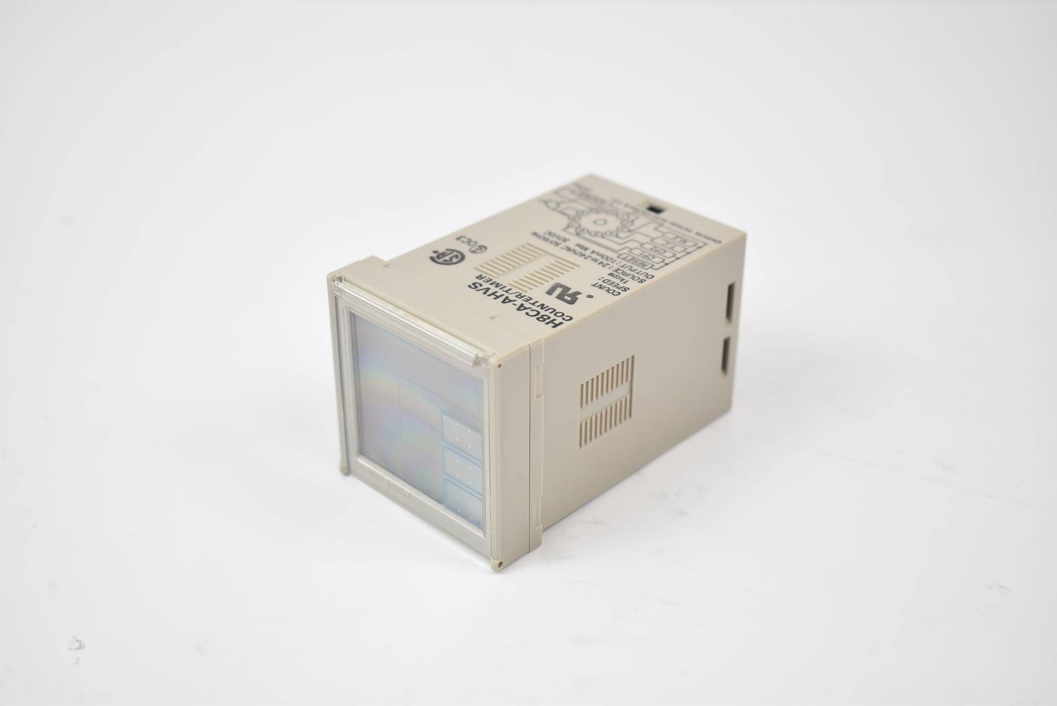 Omron Counter/Timer H8CA-AHVS Count 999999 Time 9999.99s to 99999.9h 24to240VAC