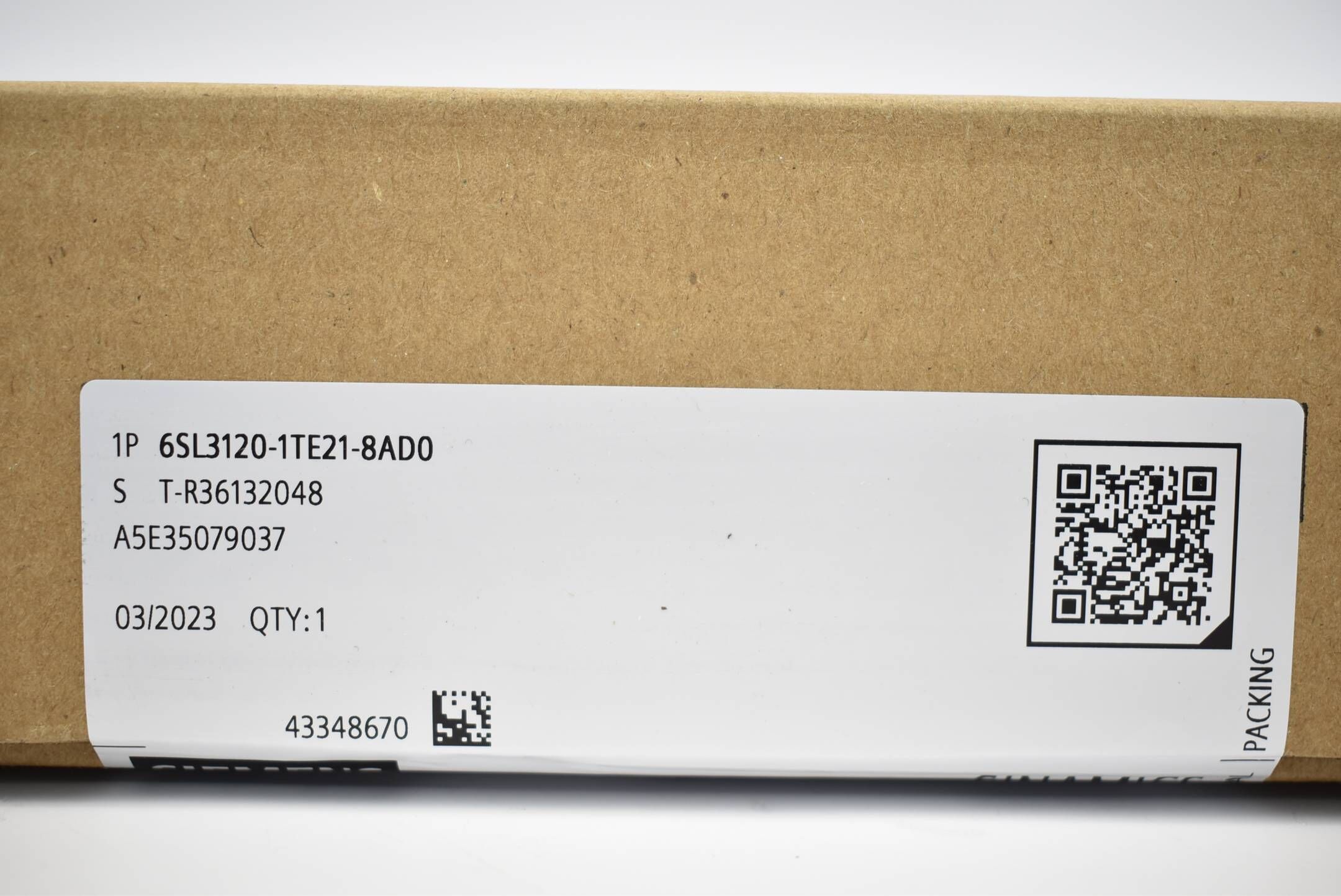 Siemens Sinamics S120 6SL3120-1TE21-8AD0 ( 6SL3 120-1TE21-8AD0 ) F
