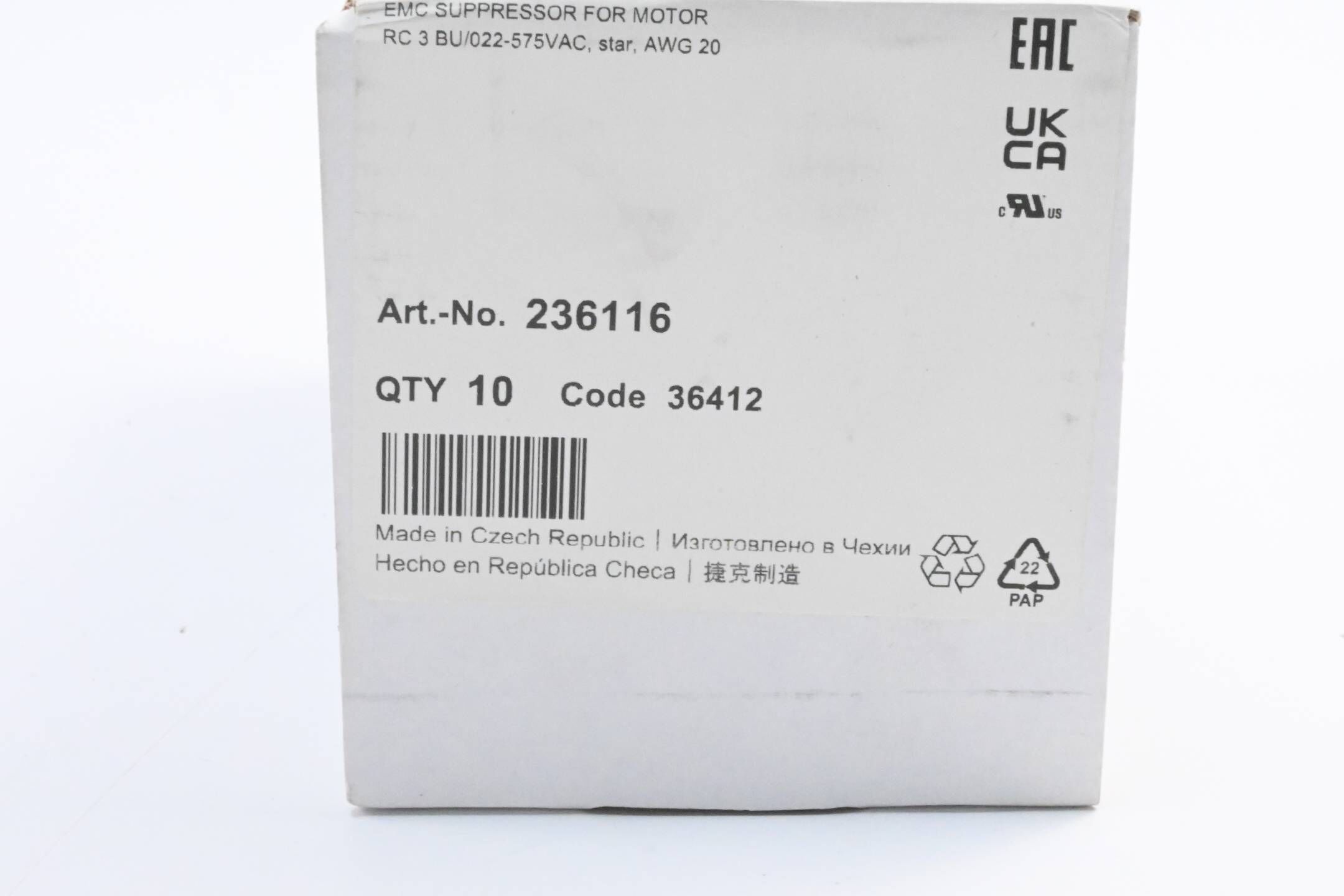 Murr Elektronik Entstörmodul RC 3 BU/022-575/4 ( 236116 ) 10 Stück