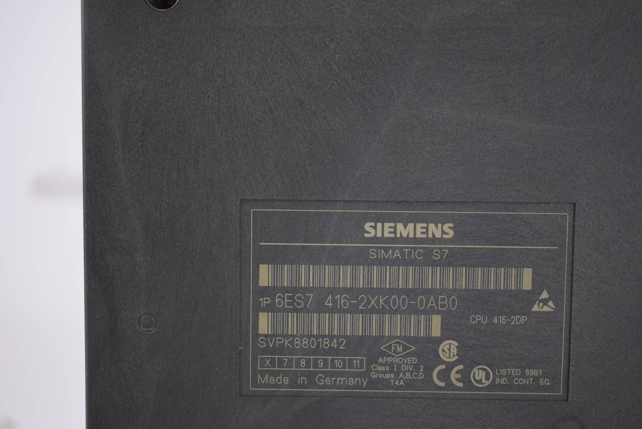 Siemens simatic S7-400 CPU 416-2 6ES7 416-2XK00-0AB0 ( 6ES7416-2XK00-0AB0 ) E6
