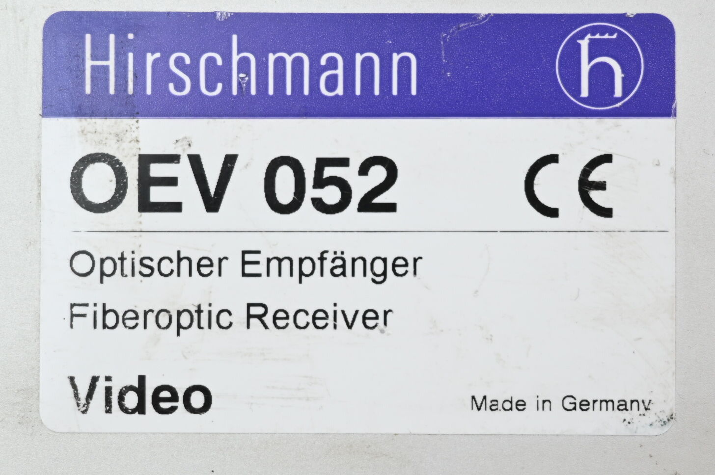 Hirschmann Optischer Empfänger OEV 052 ( OEV052 )