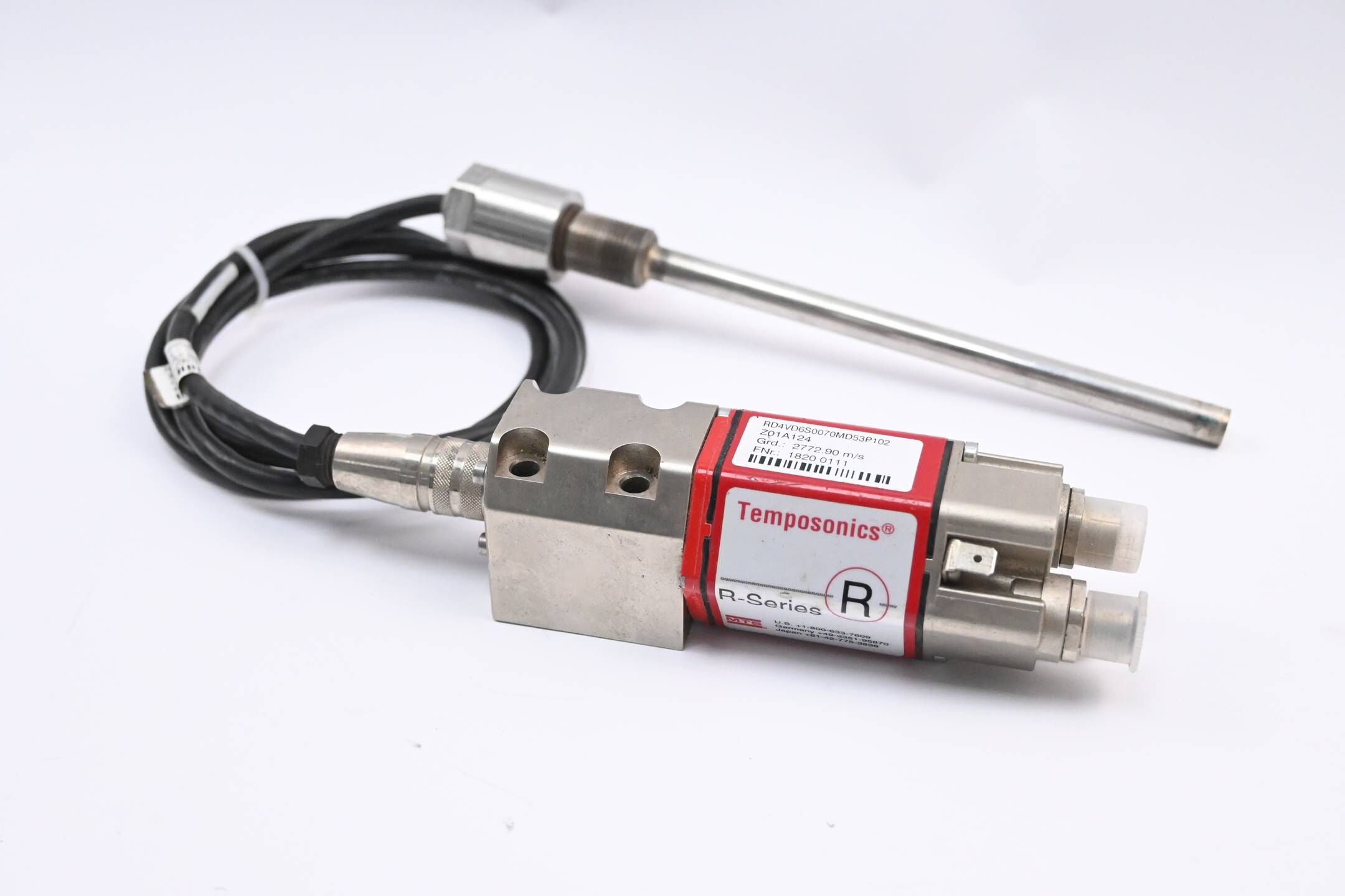 MTS Temposonics R-Series Wegsensor RD4VD6S0070MD53P102 Z01A124