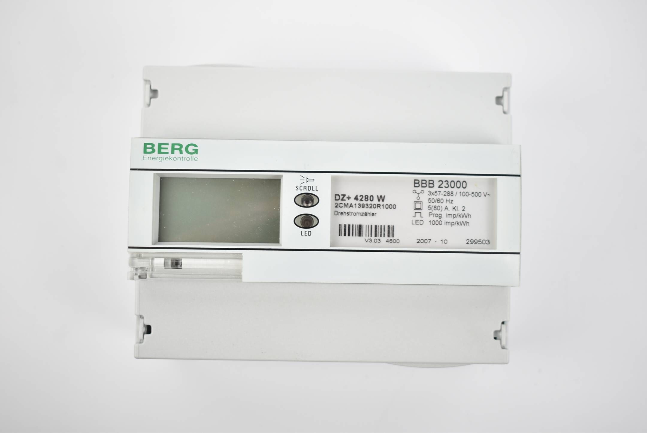 Berg Drehstromzähler BBB 23000 DZ+ 4280 W ( 2CMA139320R1000 )