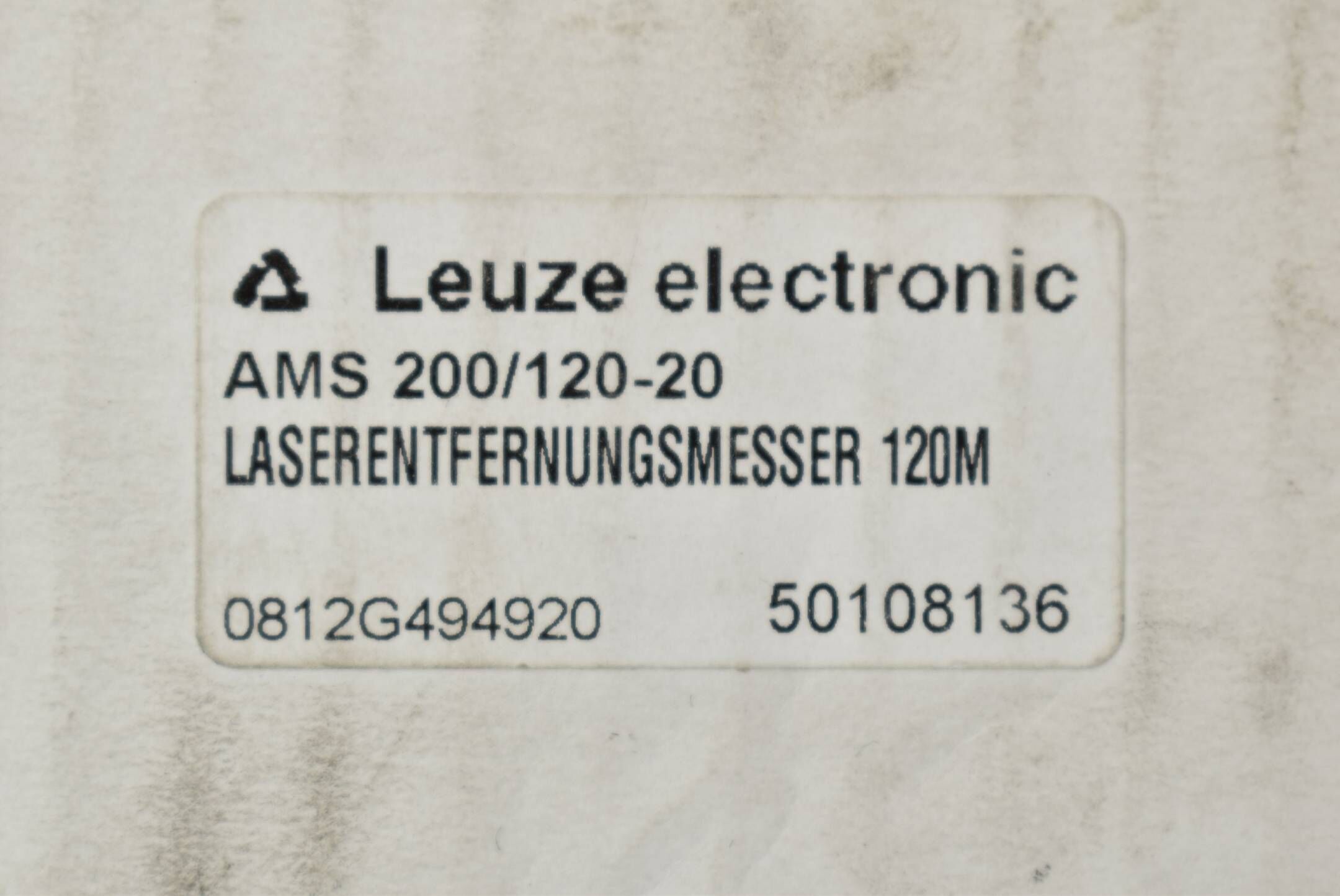Leuze Electronic AMS 200/120-20 Laserentfernungsmessung 120m V01.32 ( 50108136 )