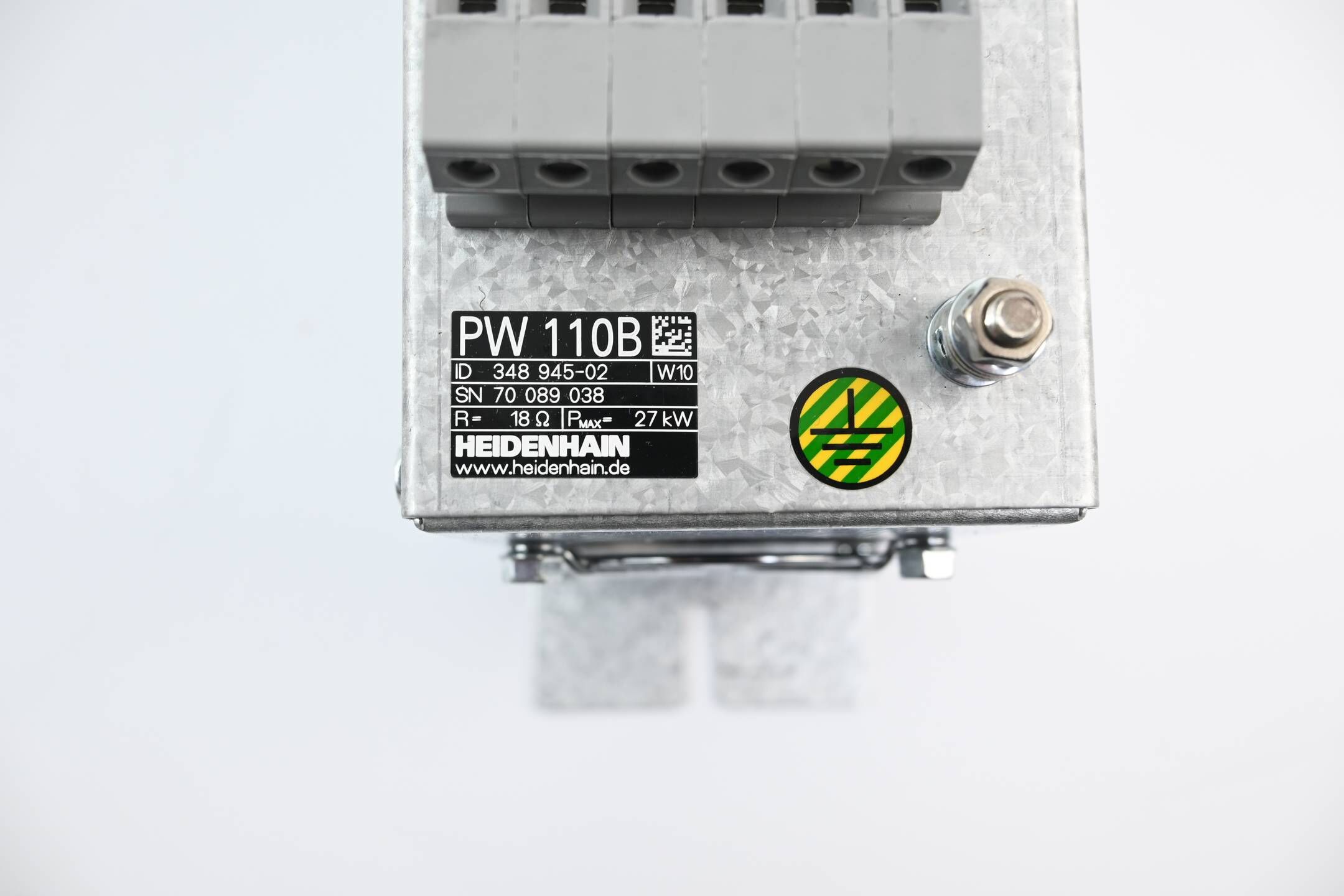 Heidenhain Pulswiderstandsmodul mit Temperaturschalter PW110B / 348945-02 V. W10