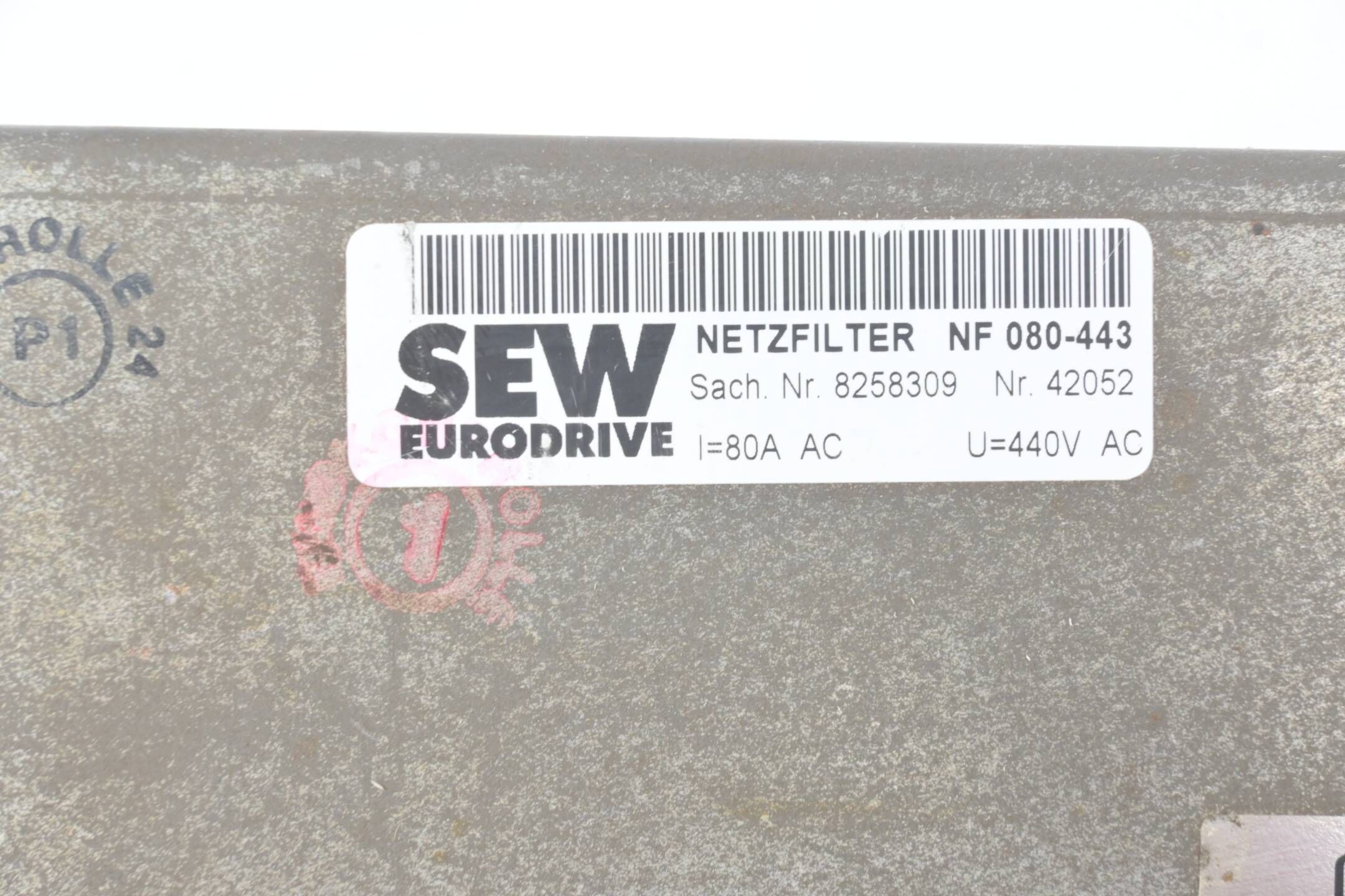 SEW Netzfilter NF 080-443 ( 8258309 ) / Block Funk-Entstörfilter HFD 400/80