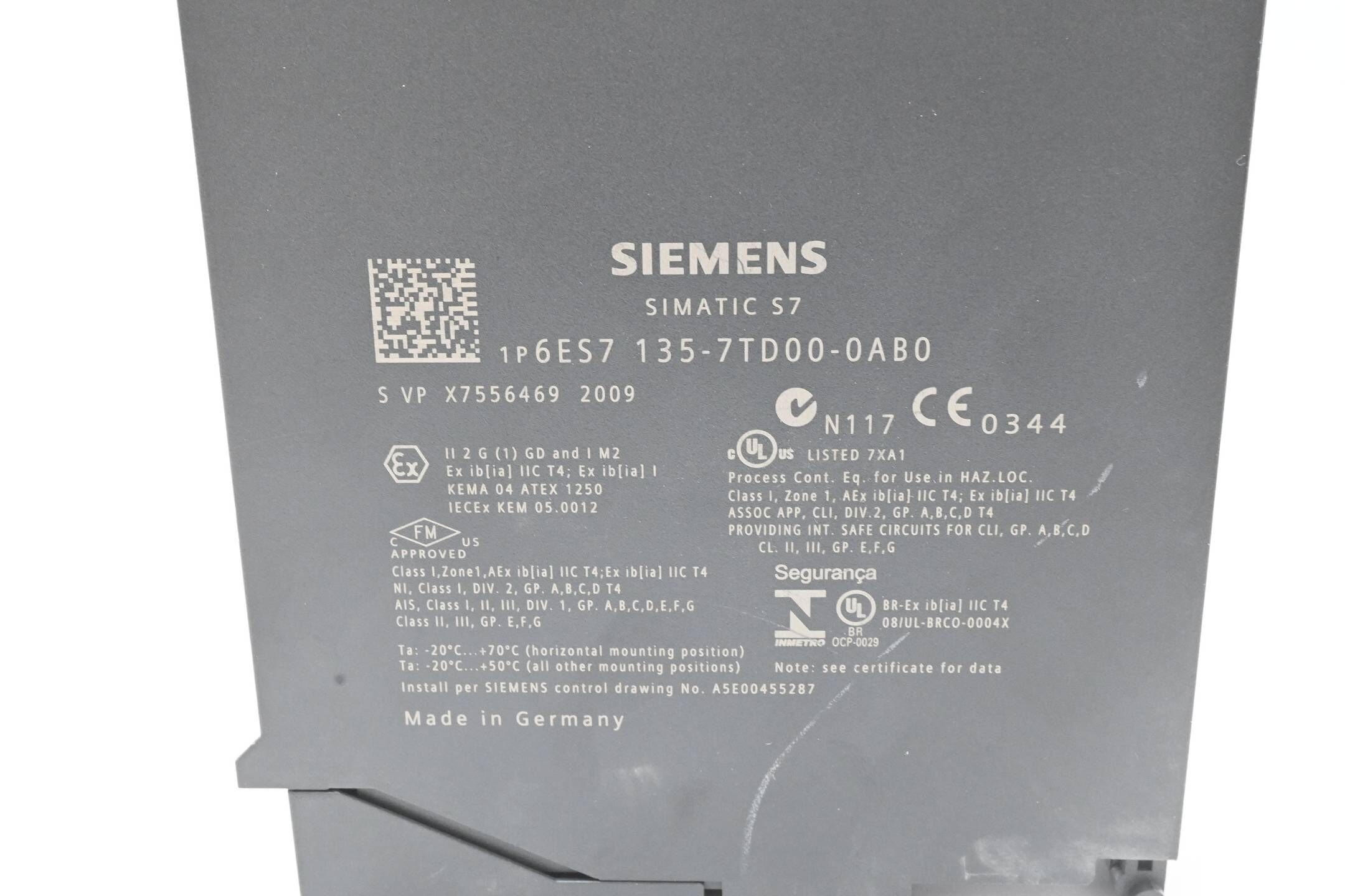 Siemens Simatic DP ET200iSP 6ES7135-7TD00-0AB0 ( 6ES7 135-7TD00-0AB0 ) 