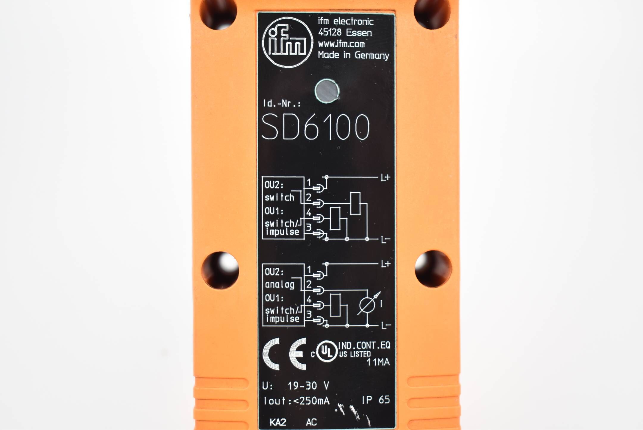 Ifm Electronic Druckluftzähler SD6100