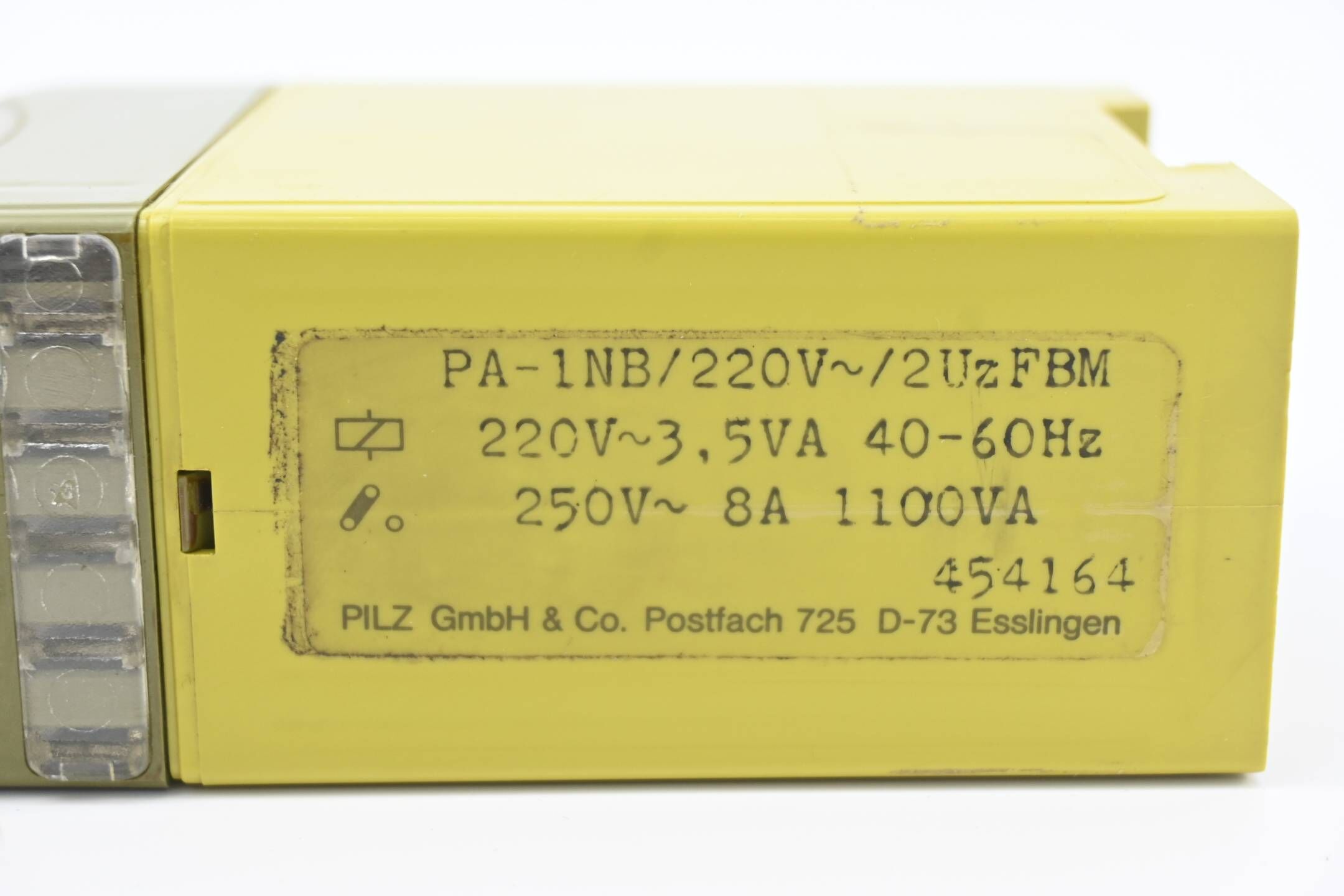 Pilz Zeitrelais PA-1NB/220V~/2UzFBM ( 454164 )