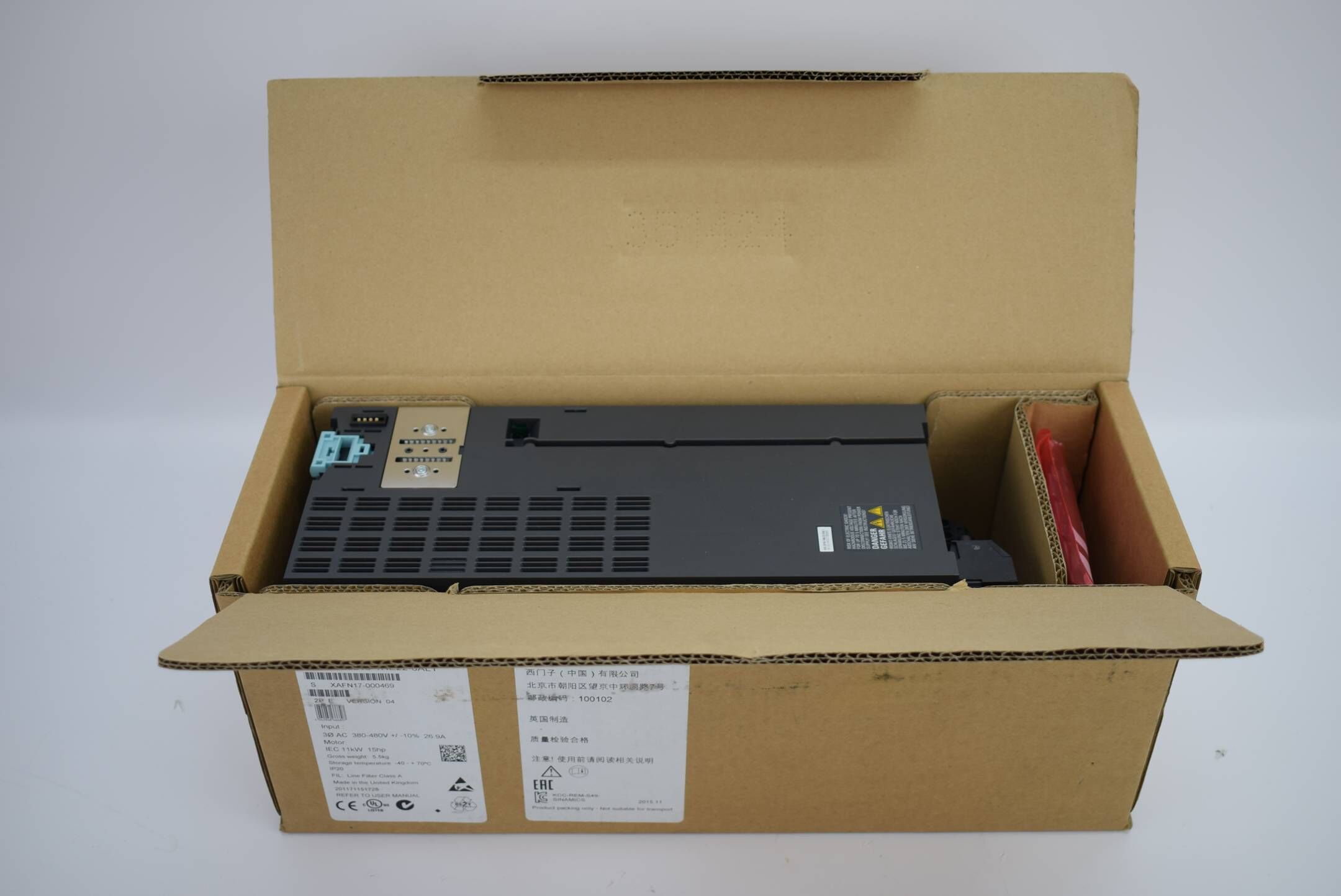 Siemens sinamics G120 Power Module PM230 6SL3 210-1NE22-6AL1 ( 6SL3210-1NE22-6AL1 ) E4