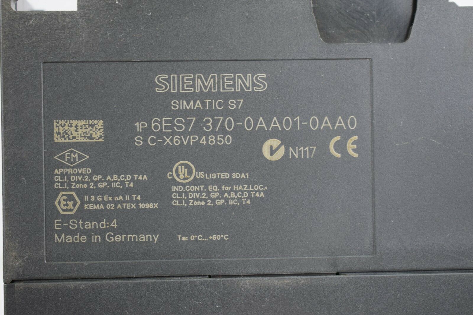 Siemens Simatic S7 Dummy 6ES7370-0AA01-0AA0 ( 6ES7 370-0AA01-0AA0 )