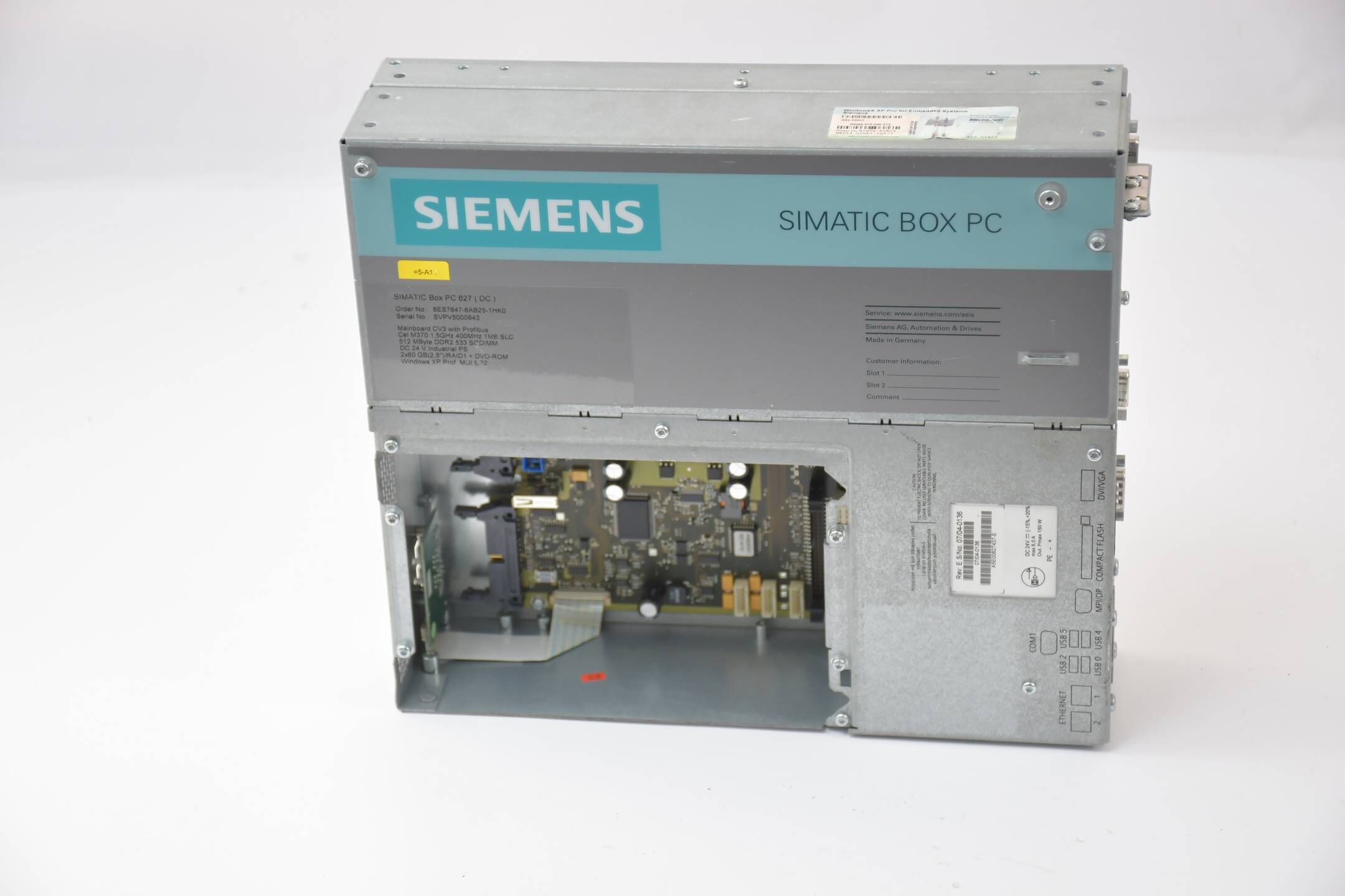 Siemens Simatic Box PC 627 6ES7647-6AB25-1HK0 ( 6ES7 647-6AB25-1HK0 ) E10