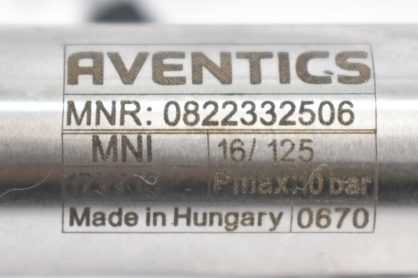 Aventics Pneumatikzylinder 0822332506 ( 10 bar )