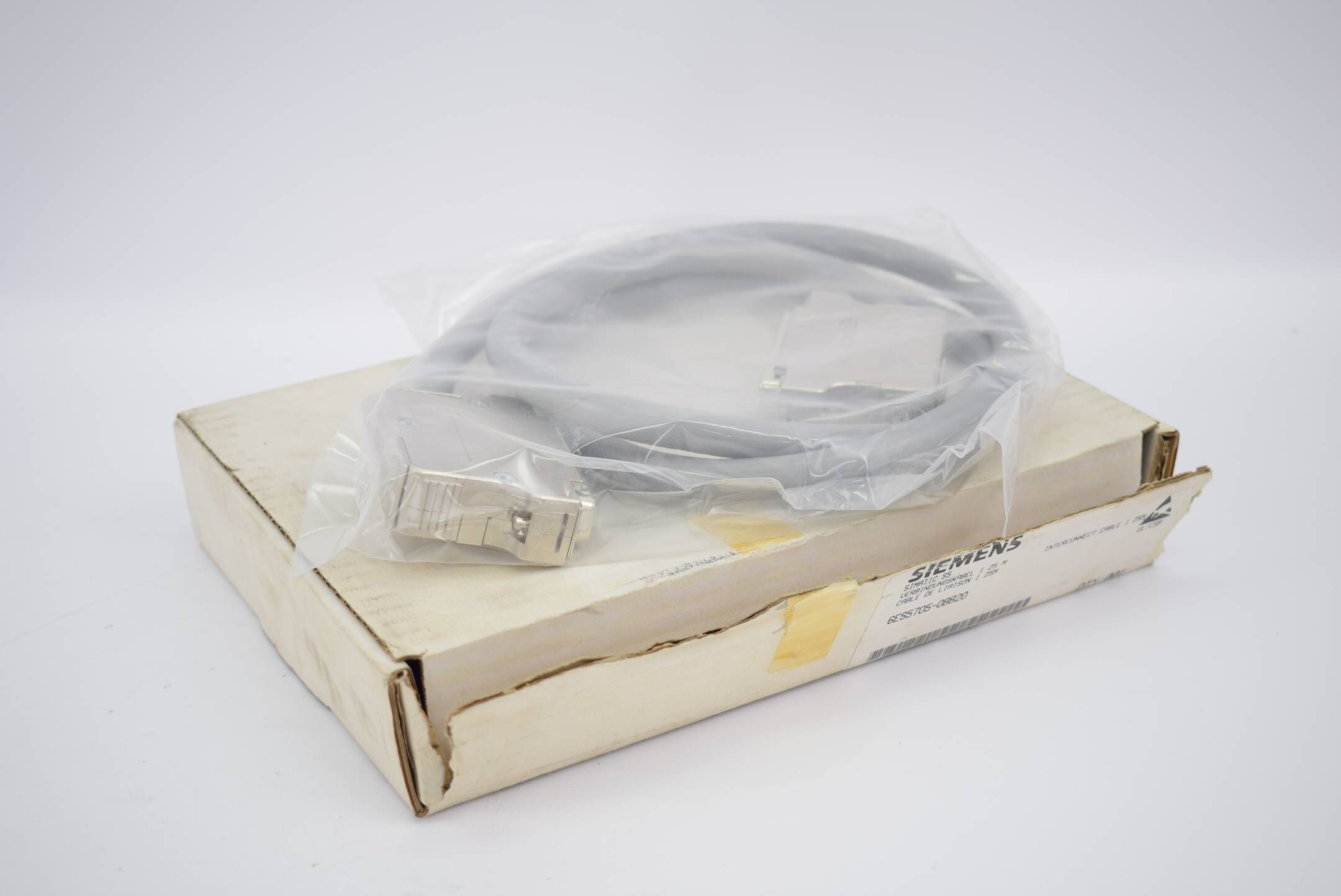 Siemens simatic S5 Verbindungskabel 1,25m 6ES5705-0BB20 ( 6ES5 705-0BB20 )