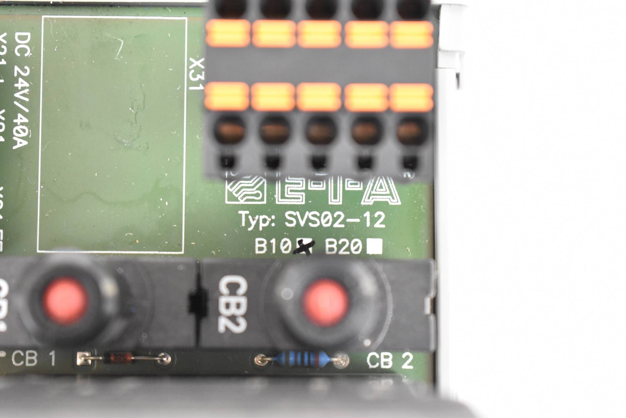 E-T-A ETA Stromverteilungssystem konfiguriert SVS02-12 inkl. ESX10, SB-S11