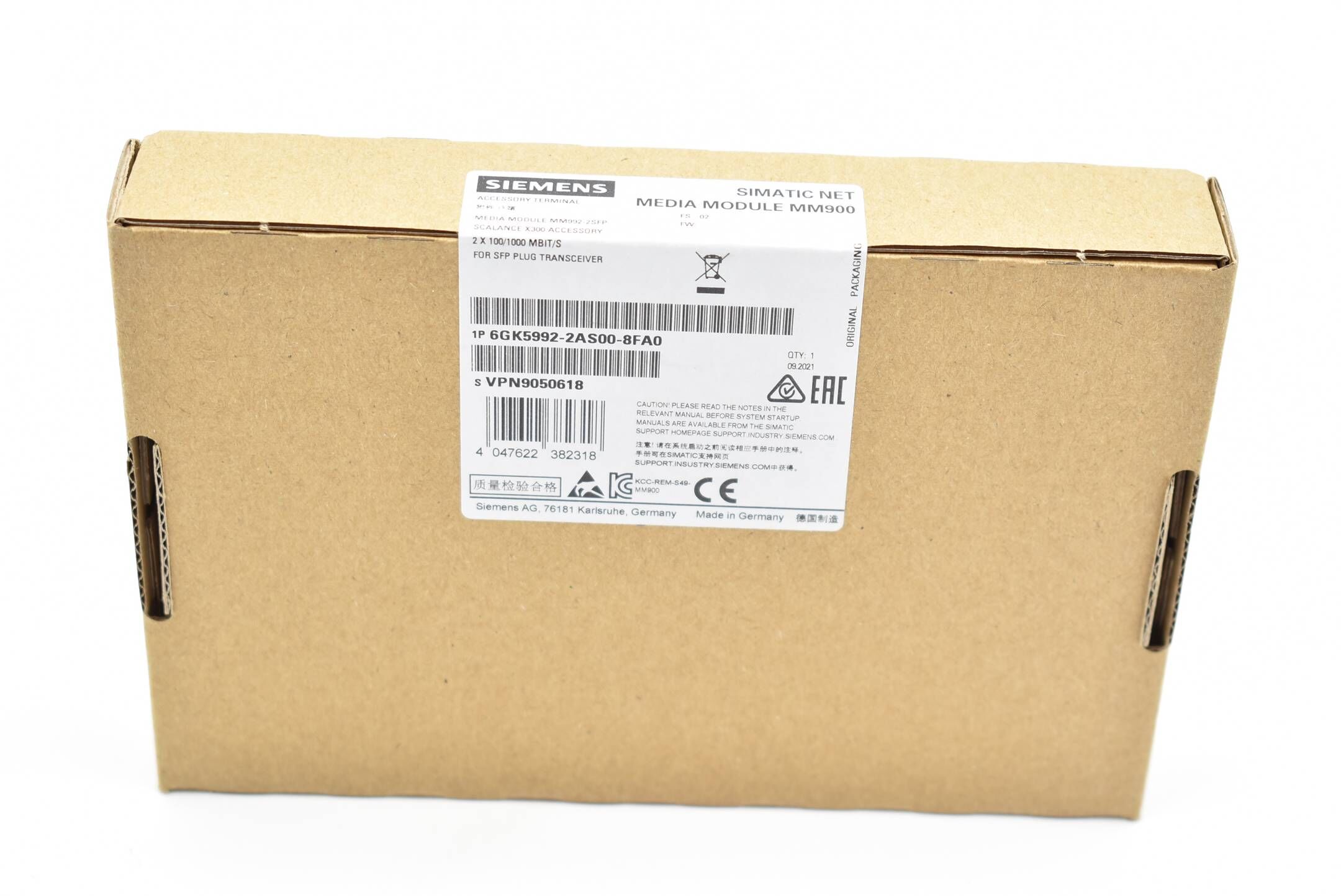 Siemens simatic NET Media Module MM900 6GK5992-2AS00-8FA0 / 6GK5 992-2AS00-8FA0