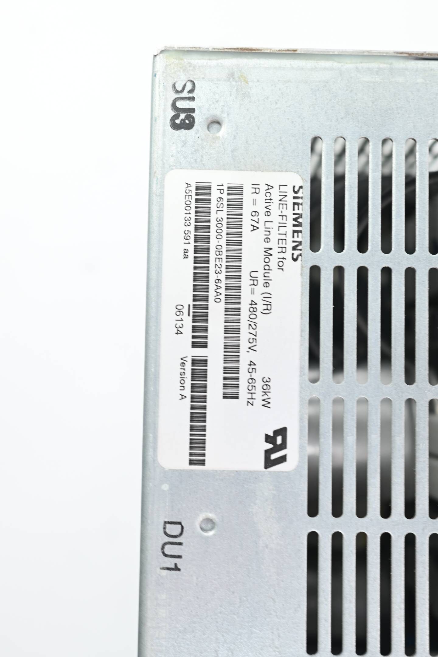 Siemens Simodrive Adapter Set 36KW 6SN1162-0GA00-0CA0 Ver.A inkl.Netzfilter 6SL3000-0BE23-6AA0