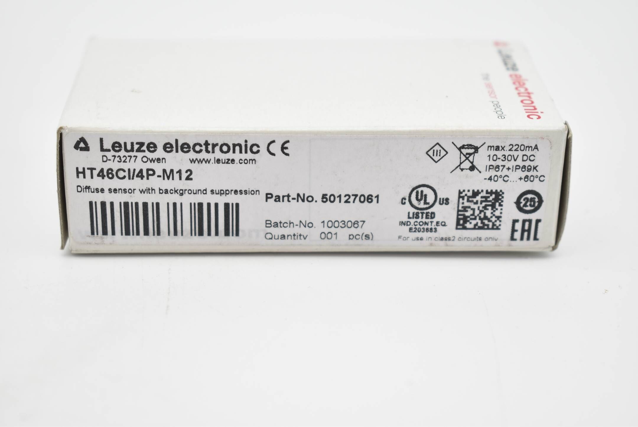 Leuze electronic Reflexionslichttaster HT46CI/4P-M12 ( 50127061 )
