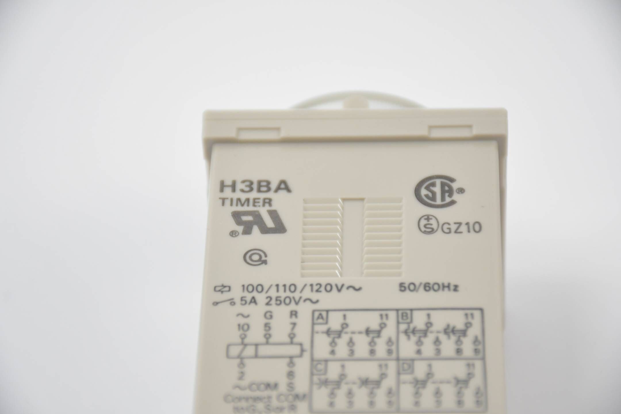 Omron Timer 0.5s to 100h / 100/110/120VAC ( H3BA )