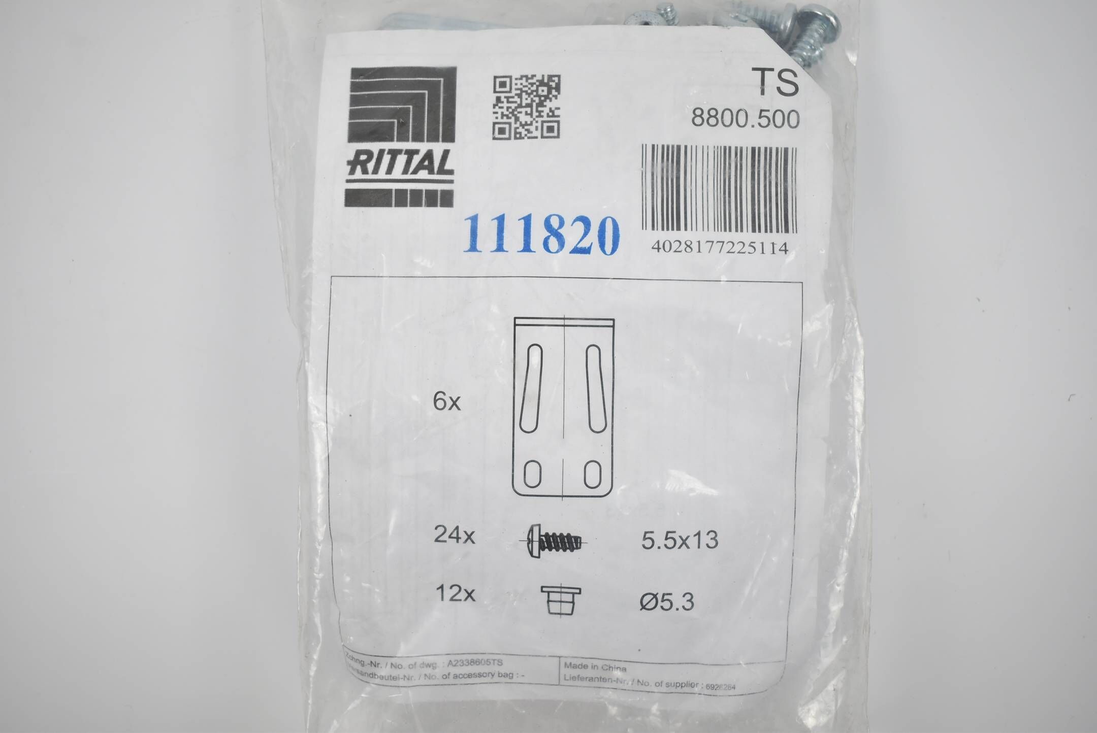 Rittal Anreih-Schnellverbinder TS 8800.500 ( TS8800.500 ) 6 Stück