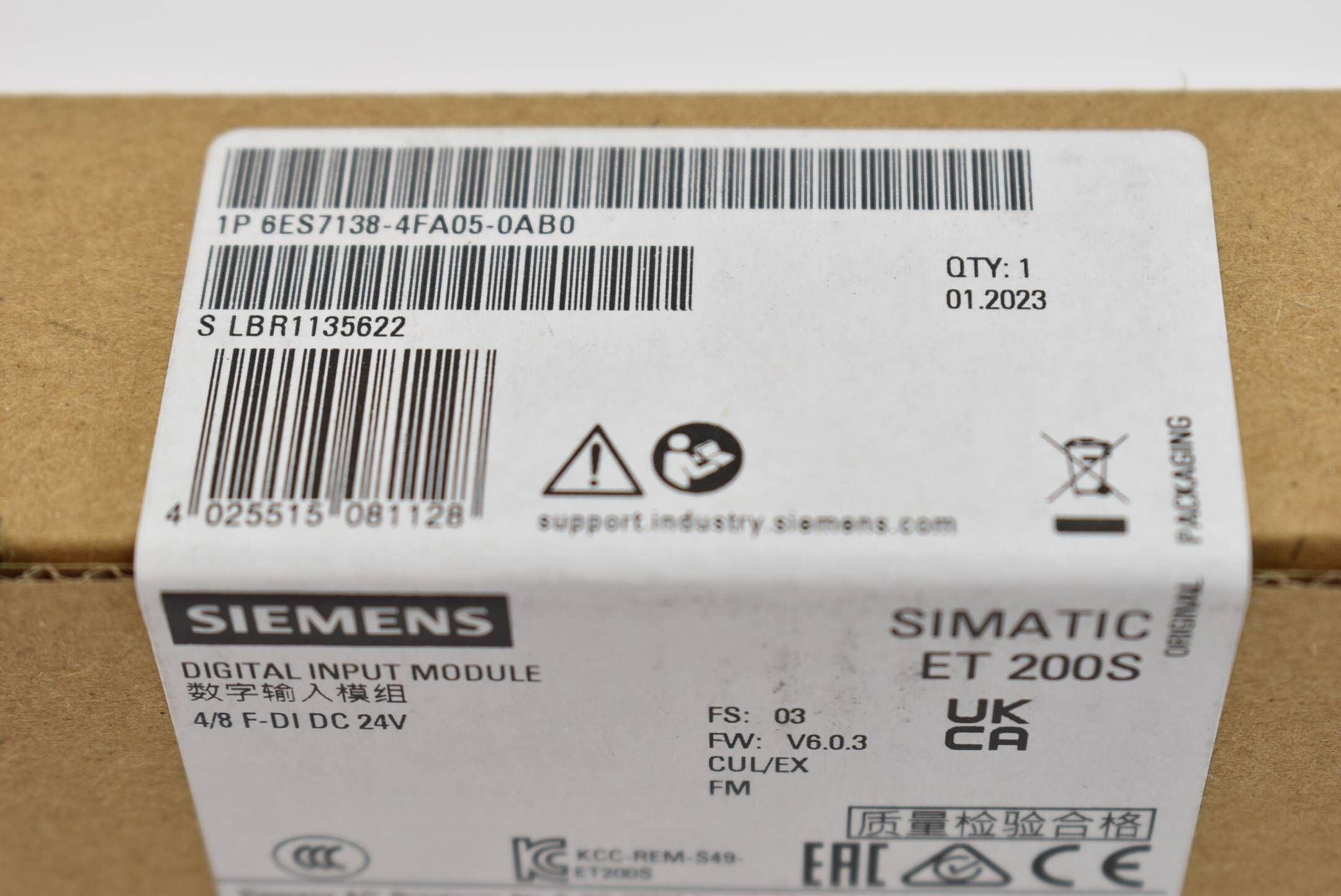 Siemens simatic DP Elektronikmodul 6ES7 138-4FA05-0AB0 ( 6ES7138-4FA05-0AB0 )