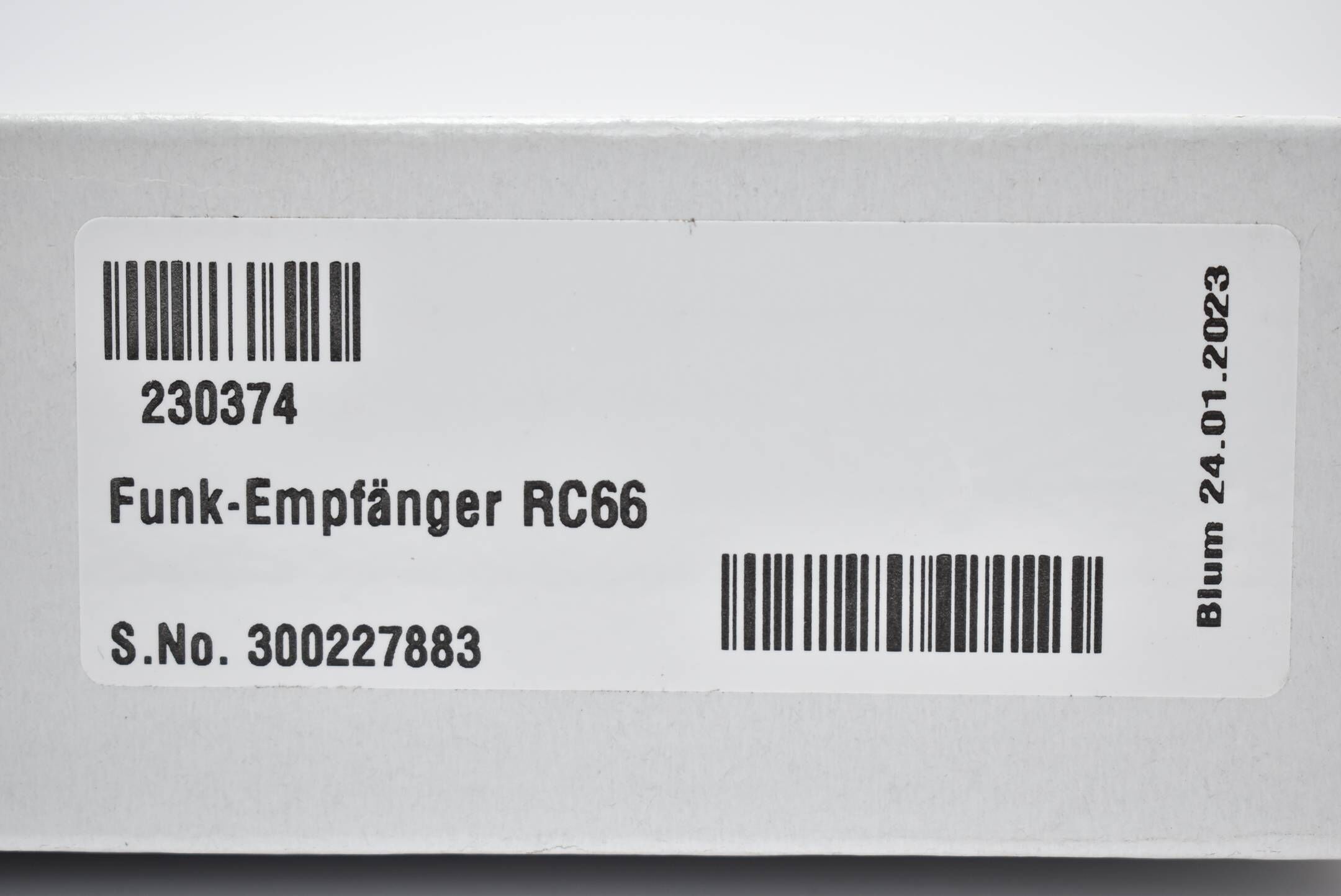 Blum Funk-Empfänger RC66 230374