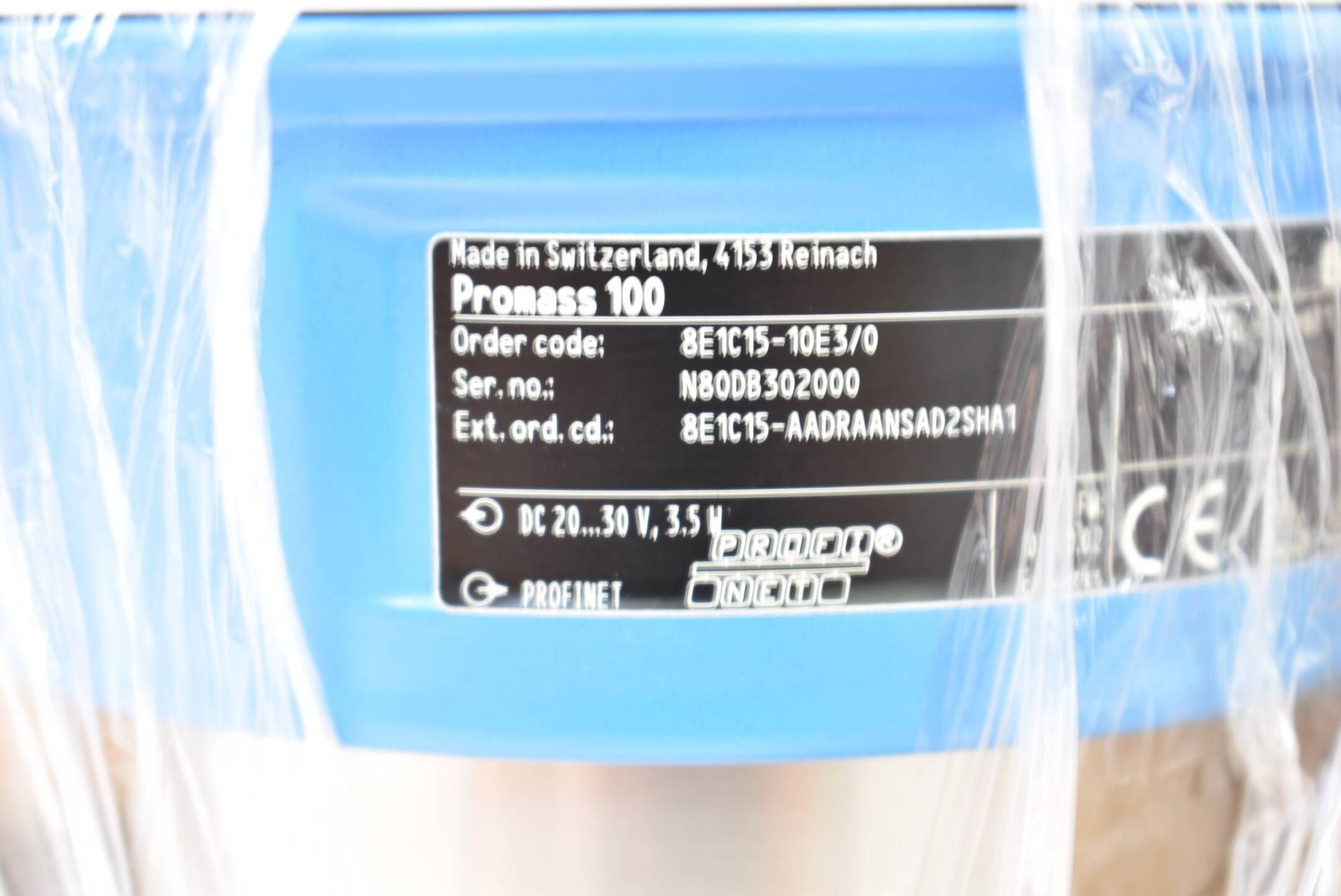 Endress+Hauser Coriolis Promass E 100 8E1C15-10E3/0 ( 8E1C15-AADRAANSAD2SHA1 )
