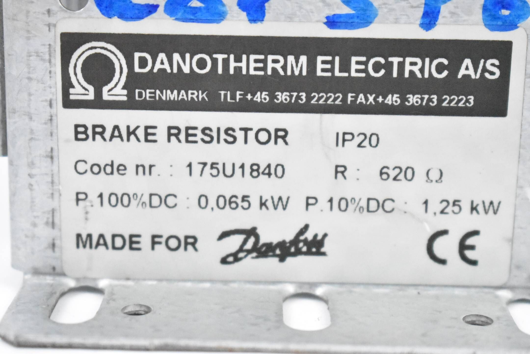 Danfoss Danotherm Bremswiderstand 175U1840