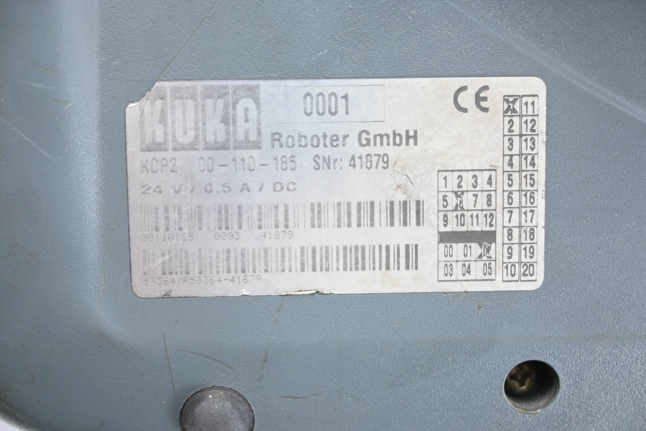 KUKA Roboter Bedienpanel KCP2 00-110-185 Ver. 1