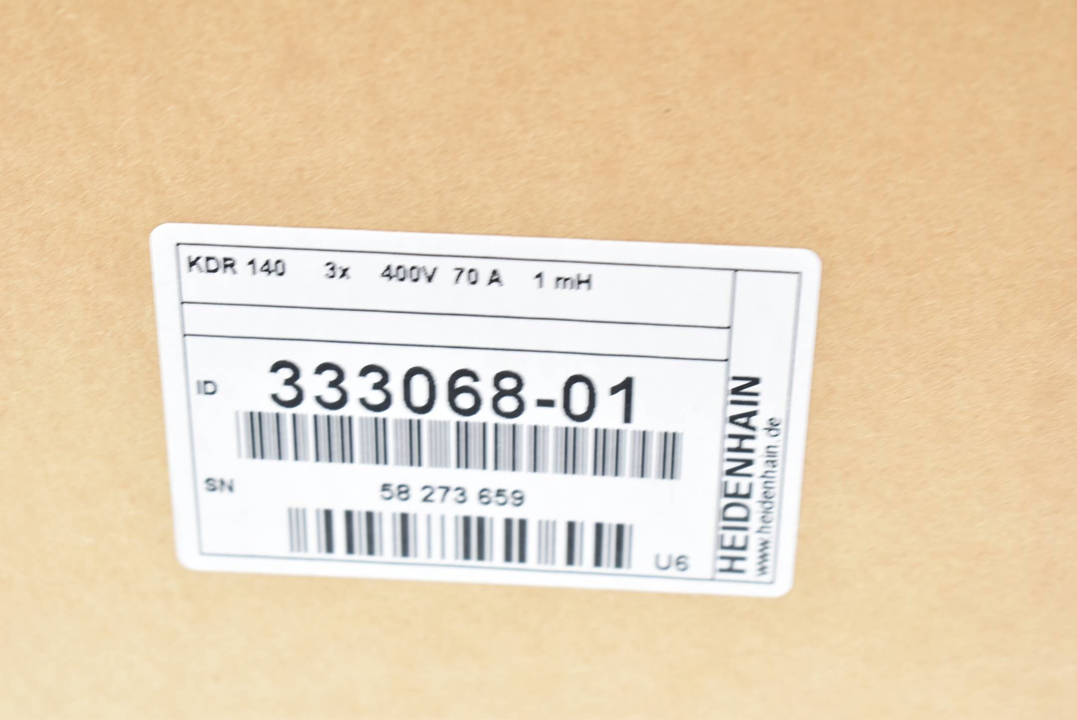 Heidenhain Kommutierungsdrossel KDR 140 ( 333068-01 ) Ver. U6