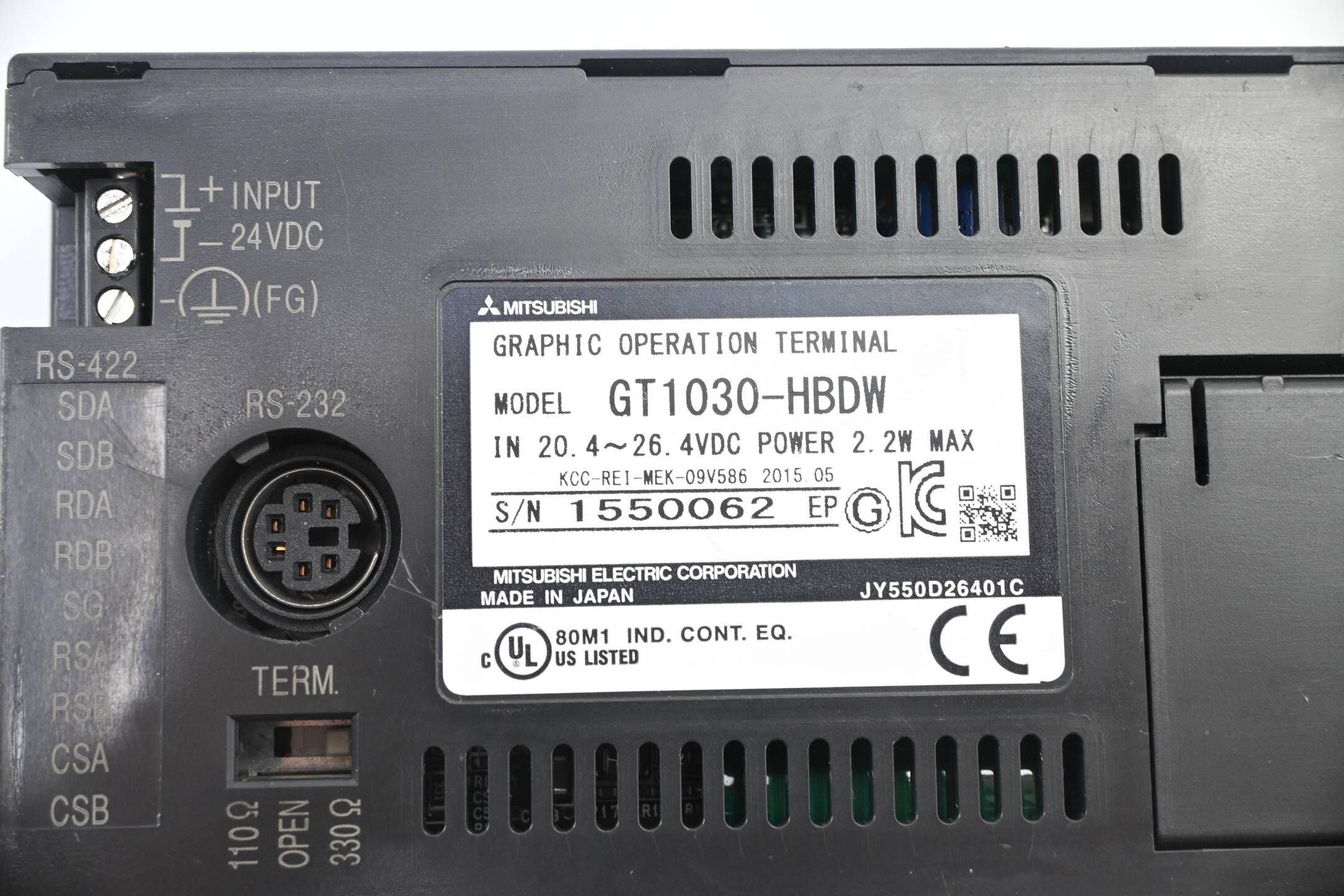 Mitsubishi Bedien- und Anzeige-Terminal GT1030-HBDW