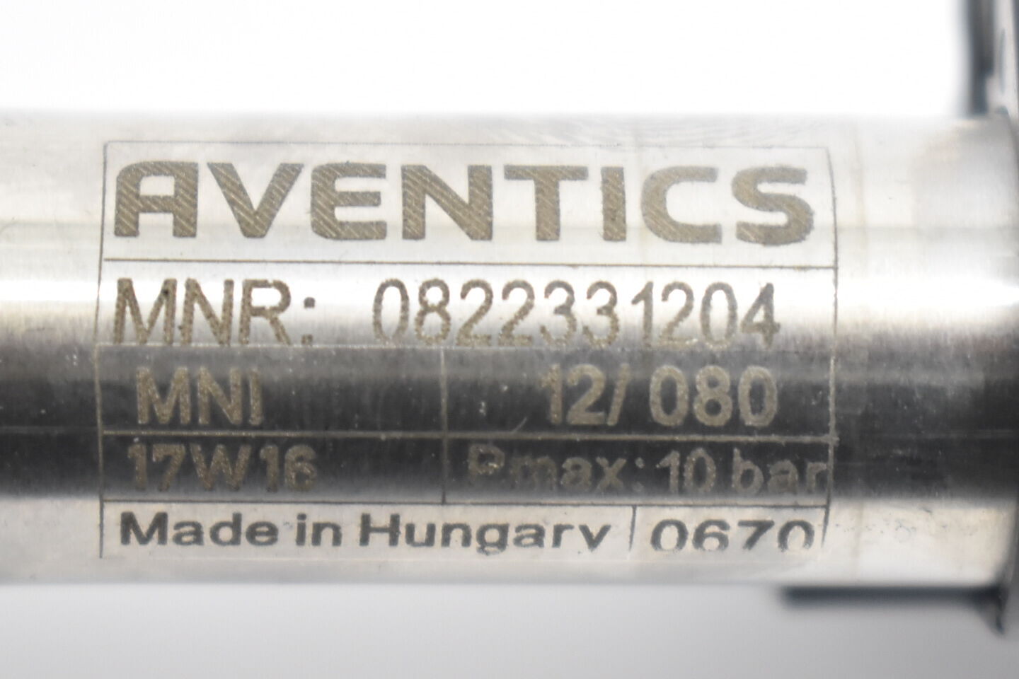 Aventics Pneumatikzylinder 0822331204 ( 10 bar )
