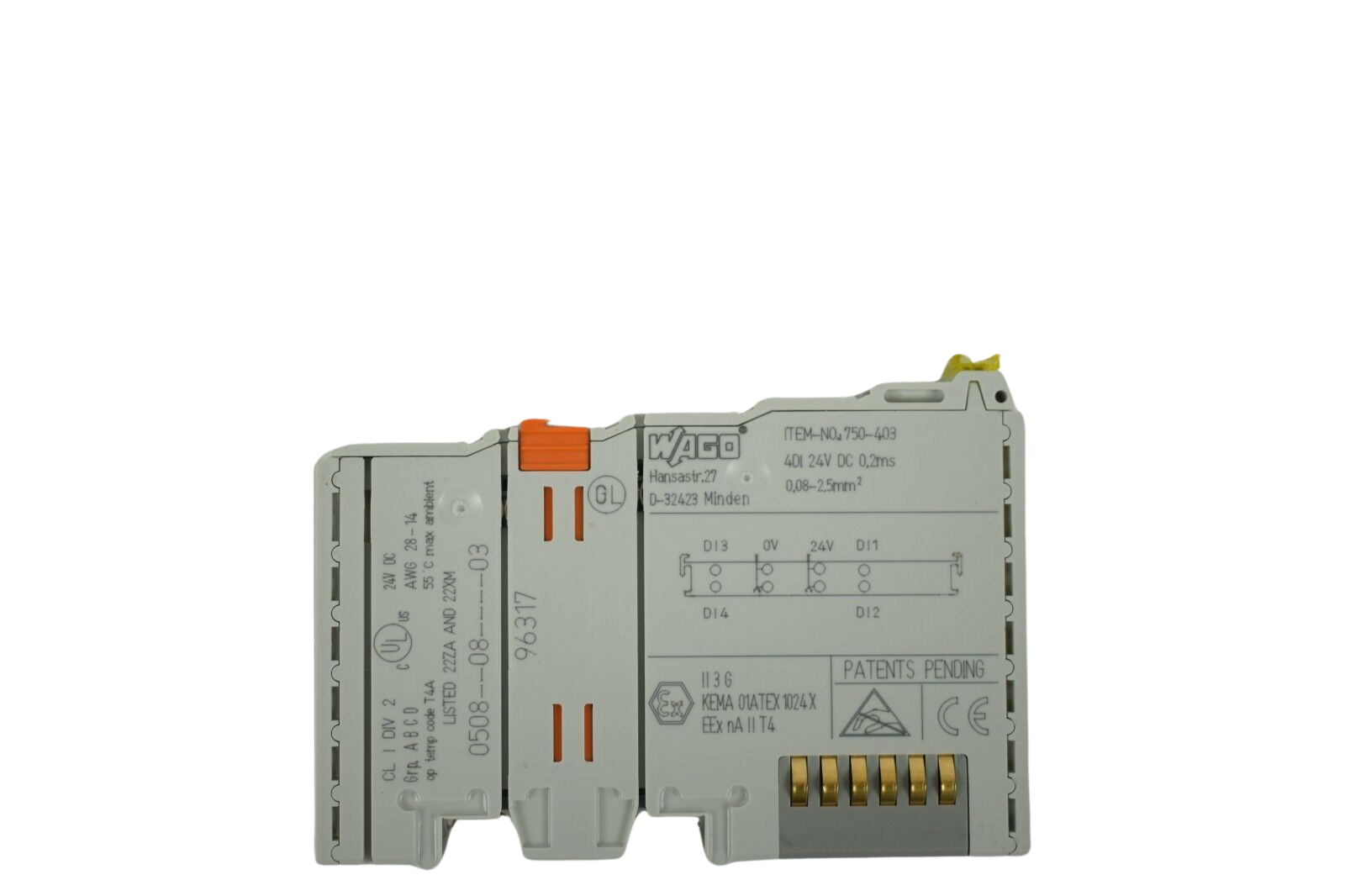WAGO 4-Kanal-Digitaleingang 750-403