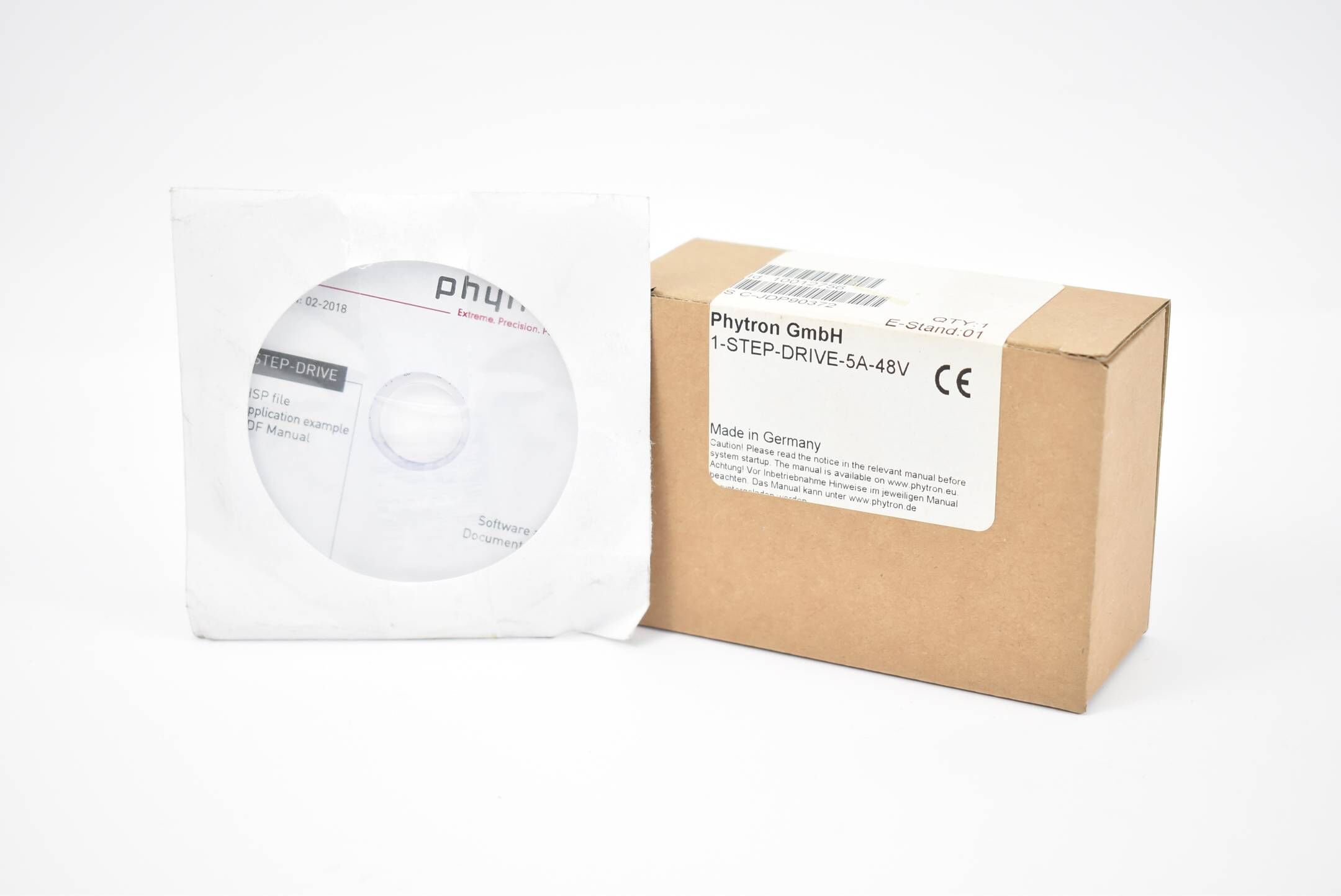 Phytron Schrittmotorsteuerung 7607106 ( 1-STEP-DRIVE-5A-48V ) inkl. Software