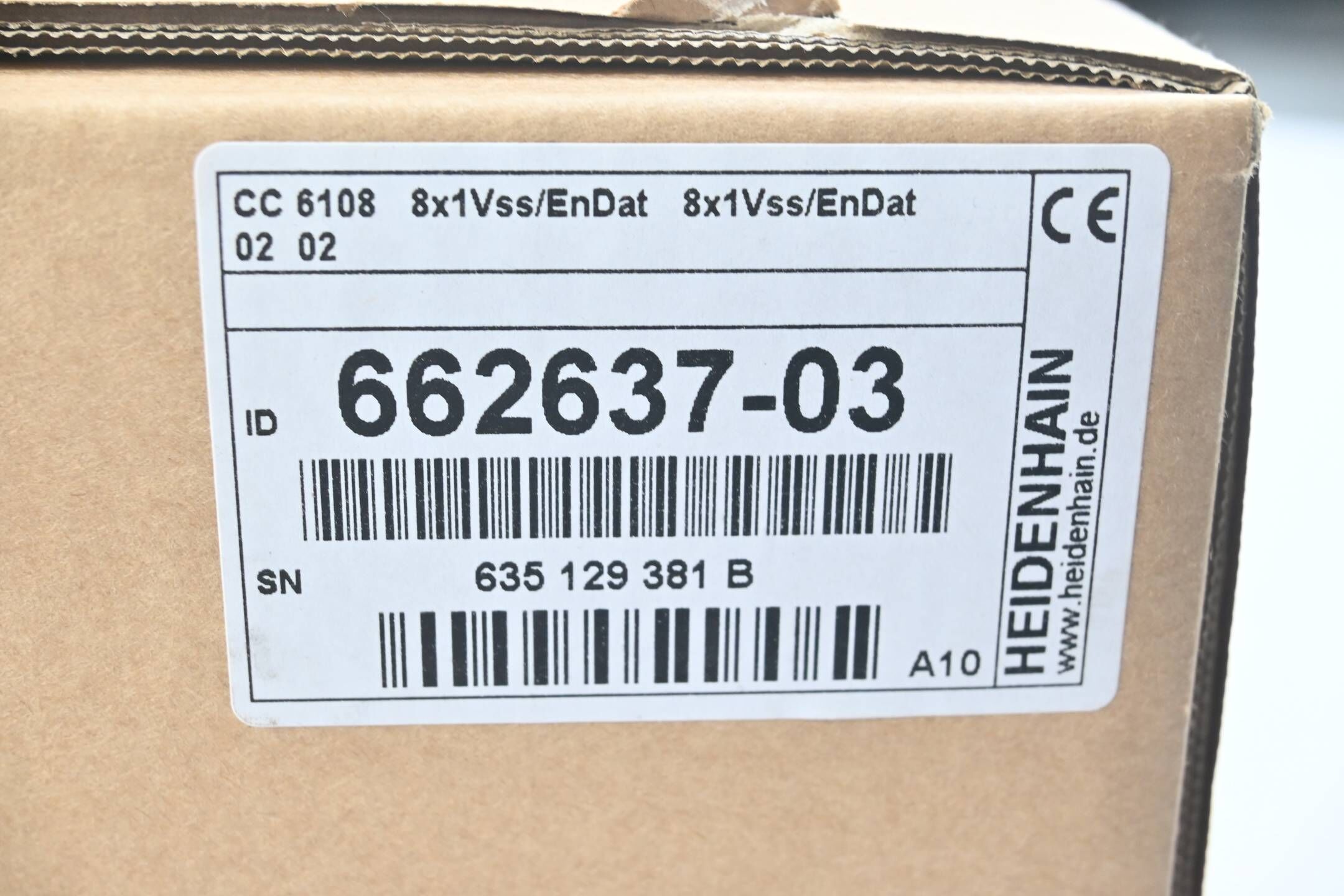 Heidenhain Regeleinheit CC 6108 8x1Vss/EnDat 8x1Vss/EnDat 0202 ( 662637-03 ) A10