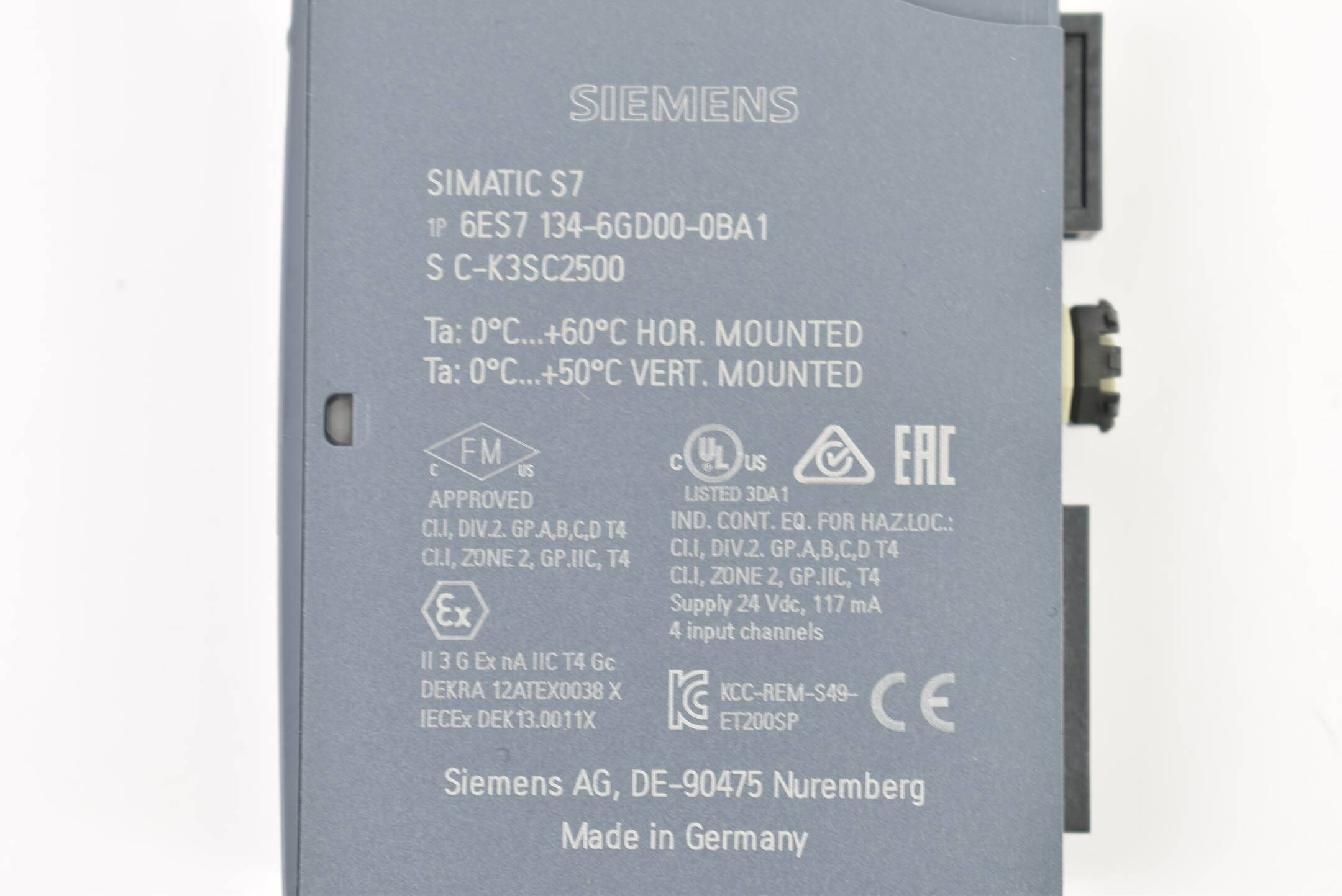 Siemens simatic ET 200SP analog 6ES7 134-6GD00-0BA1 ( 6ES7134-6GD00-0BA1 )