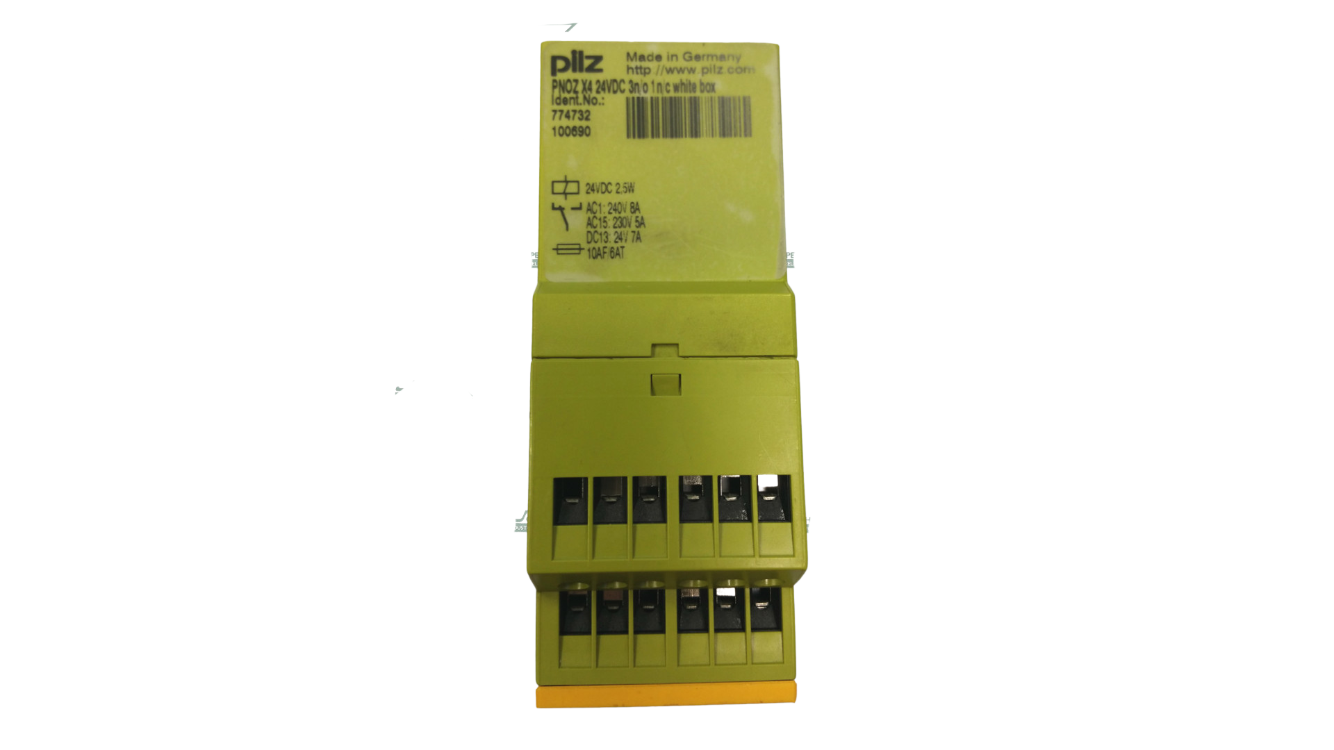 Pilz PNOZ X4 24VDC 3n/o 1n/c white box ( 774732 )