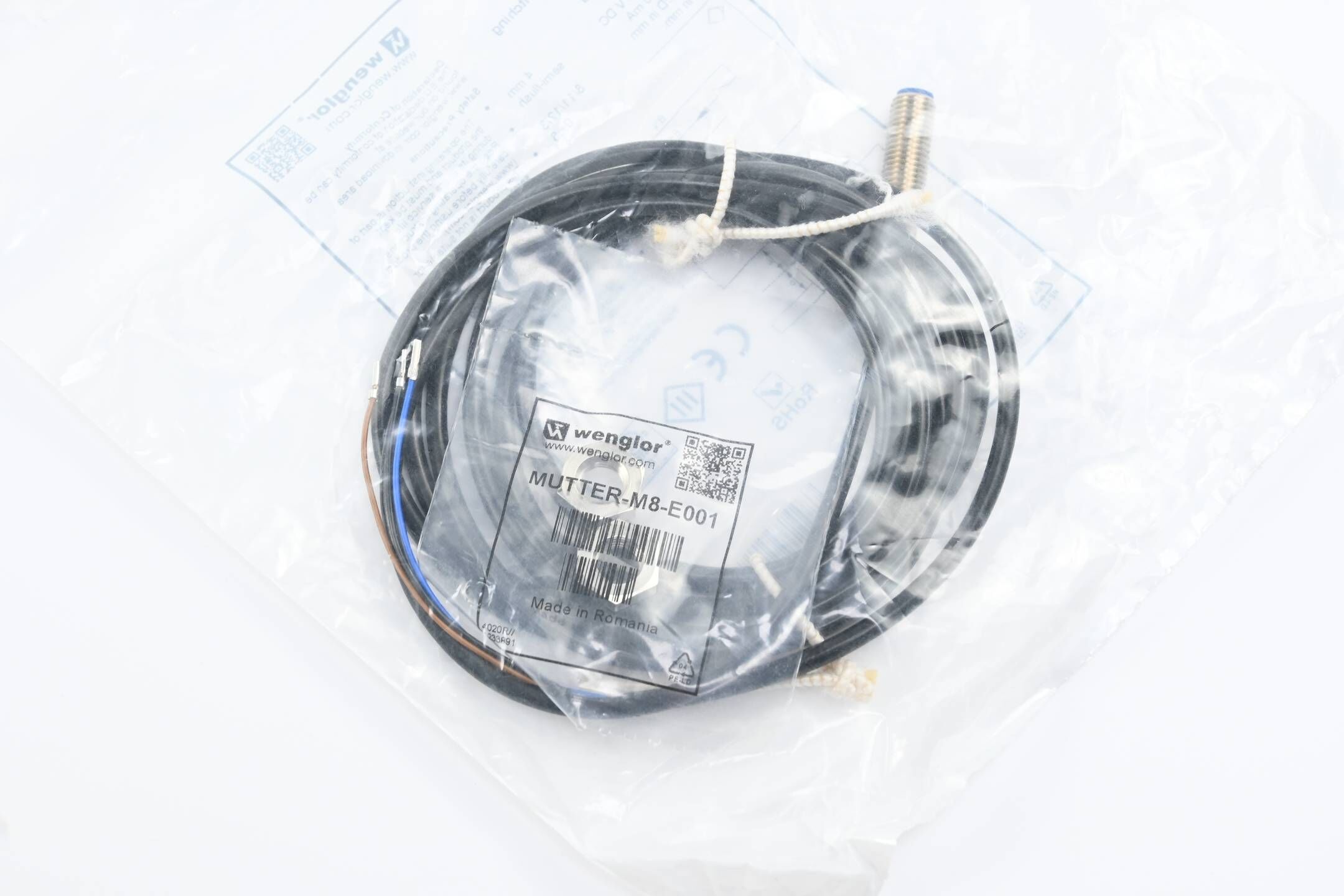 Wenglor Induktiver Sensor mit erhöhtem Schaltabstand I08H009