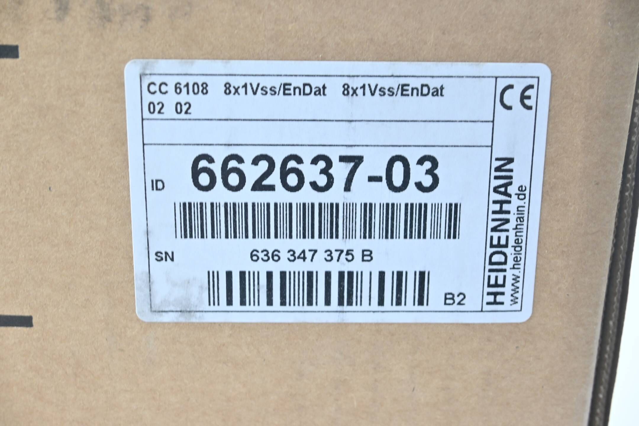 Heidenhain Regeleinheit CC 6108 8x1Vss/EnDat 8x1Vss/EnDat 02 02 ( 662637-03 ) B2