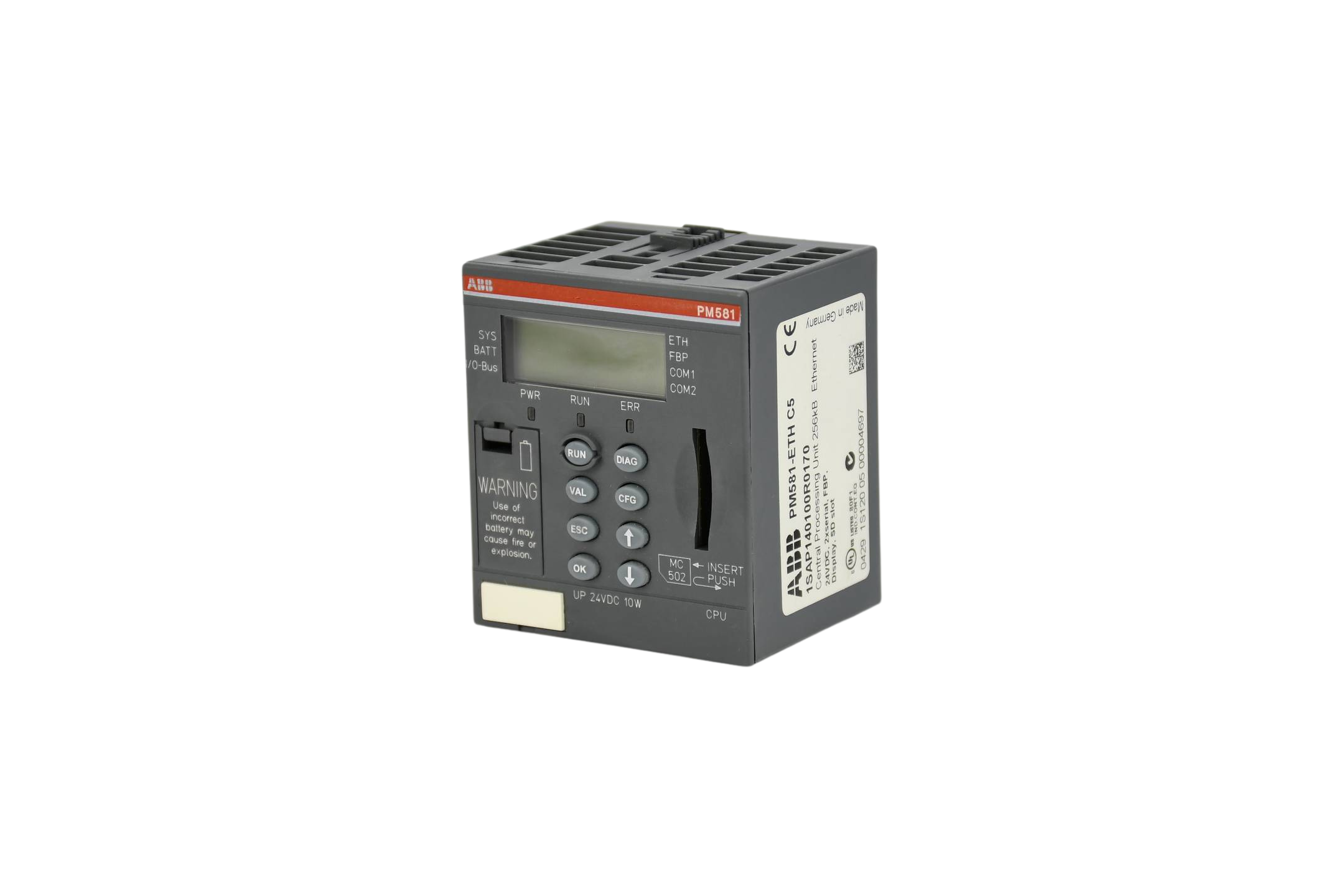 ABB CPU Central Processing Ethernet AC500 PM581-ETH C5 ( 1SAP140100R0170 )