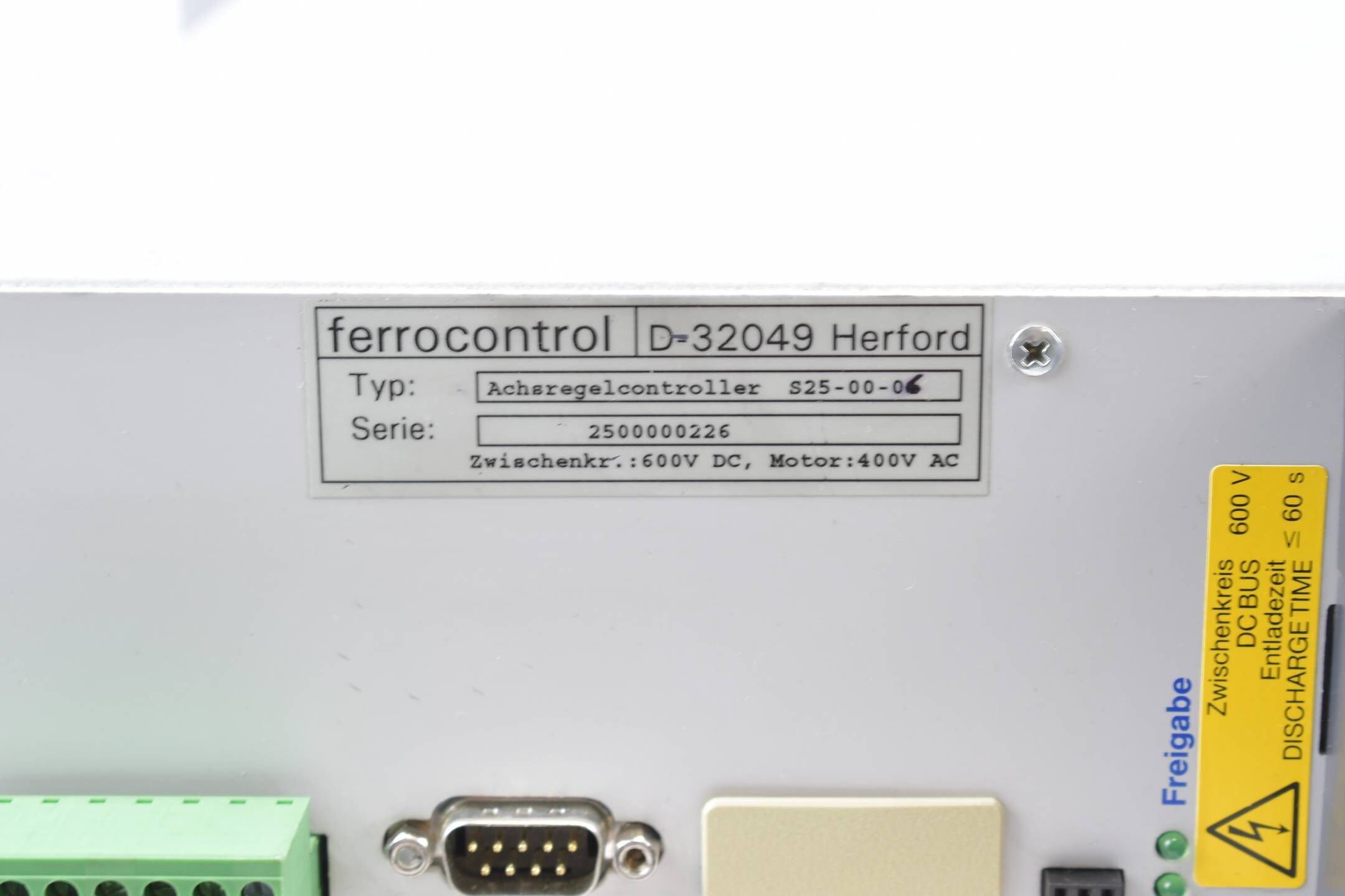 Ferrocontrol Achsregelcontroller S25 ( S25-00-06 ) S250006
