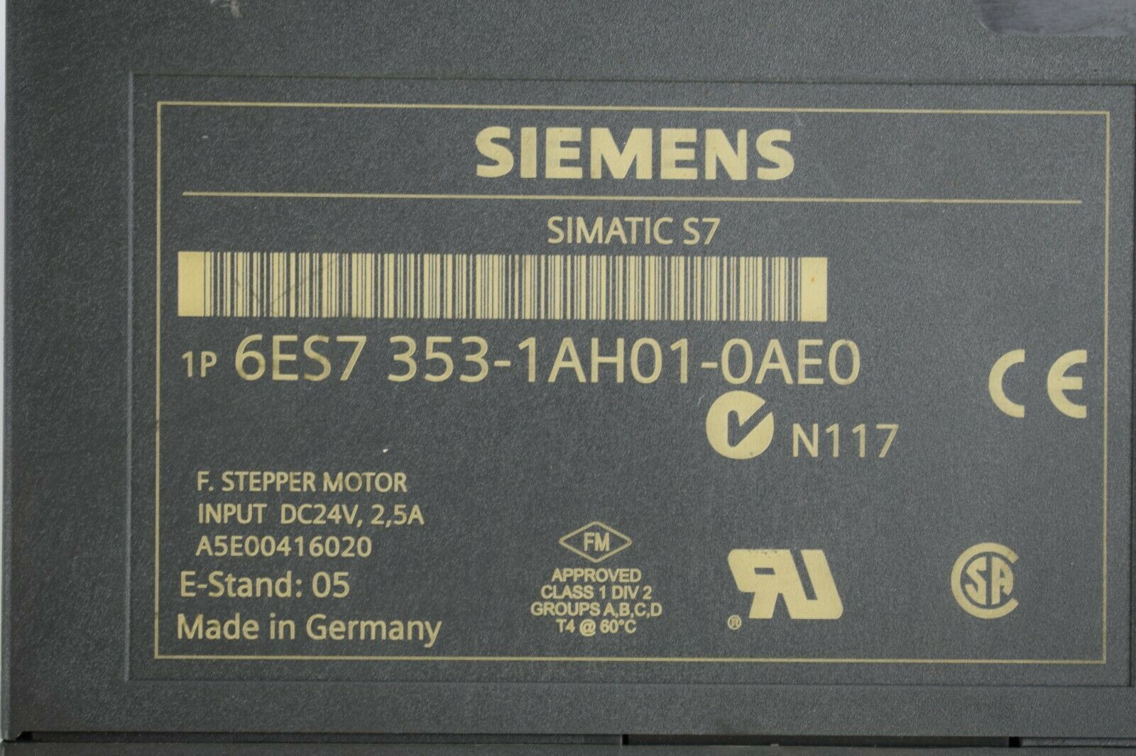 Siemens simatic S7 6ES7 353-1AH01-0AE0 ( 6ES7353-1AH01-0AE0 ) E5