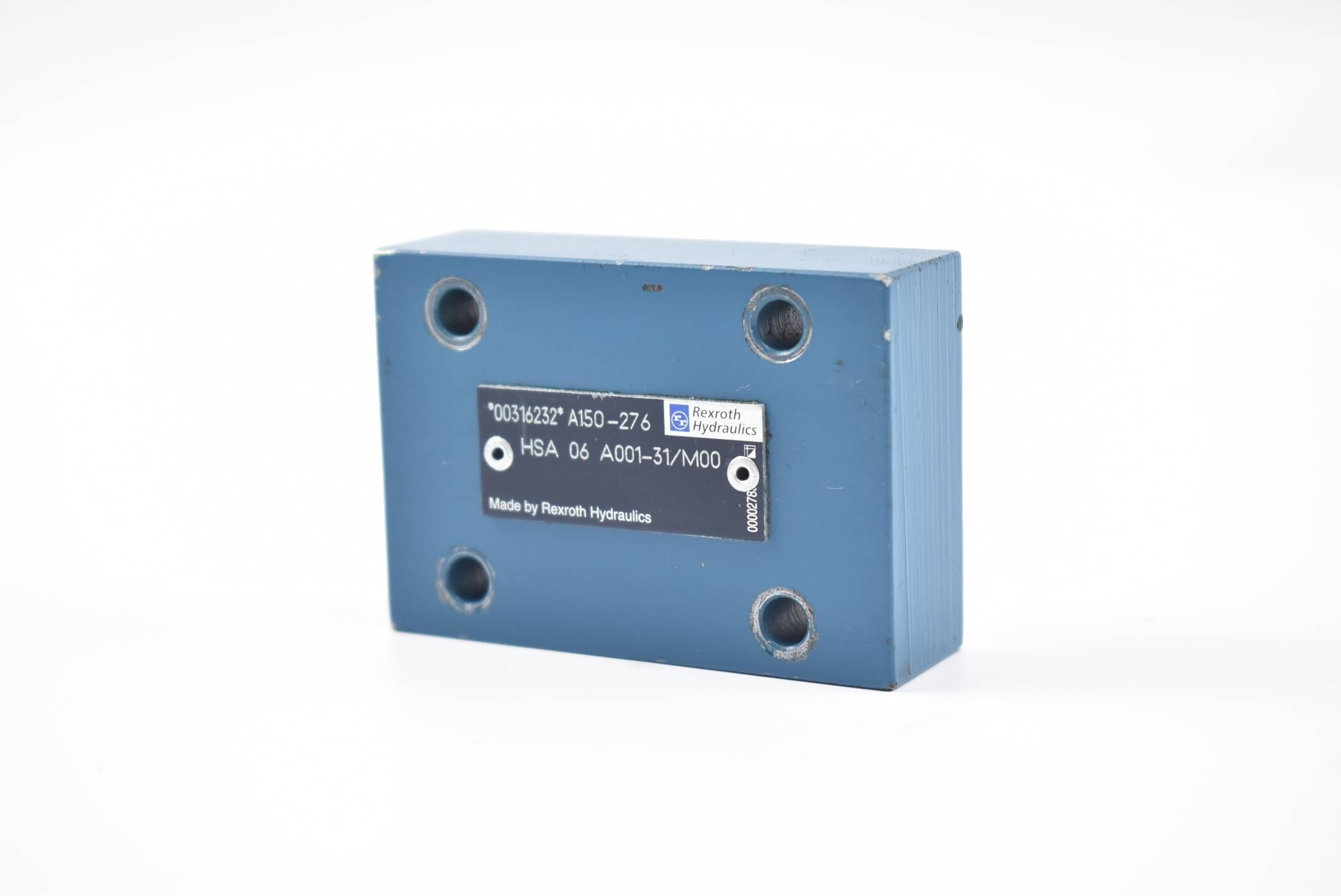 Rexroth Hydraulics Abdeckplatte HSA 06 A001-31/M00 ( 00316232 )