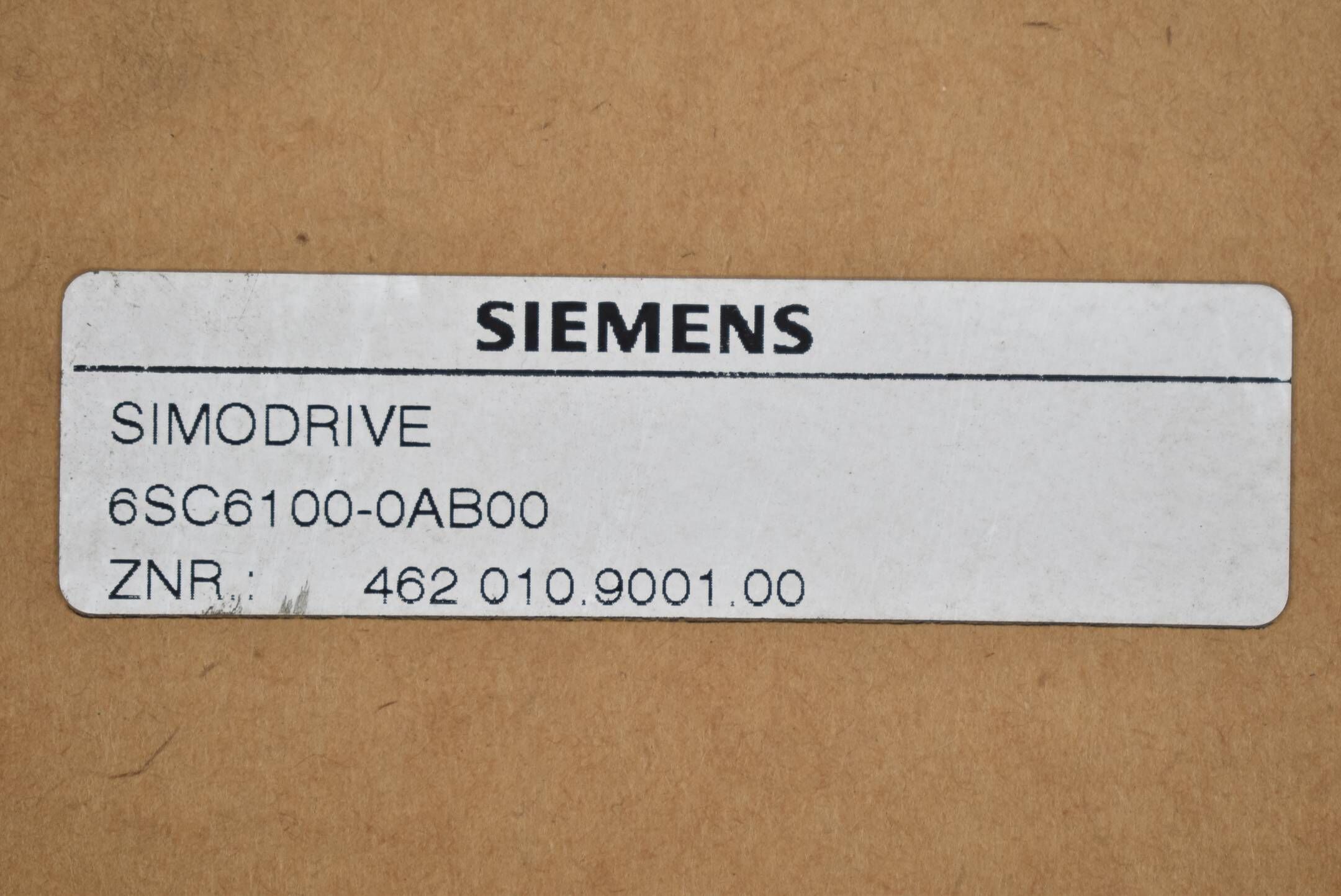 Siemens simodrive Spannungsbegrenzung 6SC6100-0AB00 ( 6SC6 100-0AB00 )