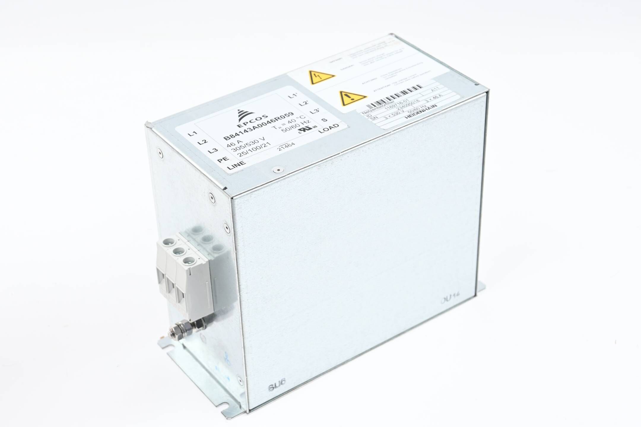 Heidenhain Netzentstörfilter EPCOS 3x480V 1169716-01 ( 116 9716-01 ) Ver. A11