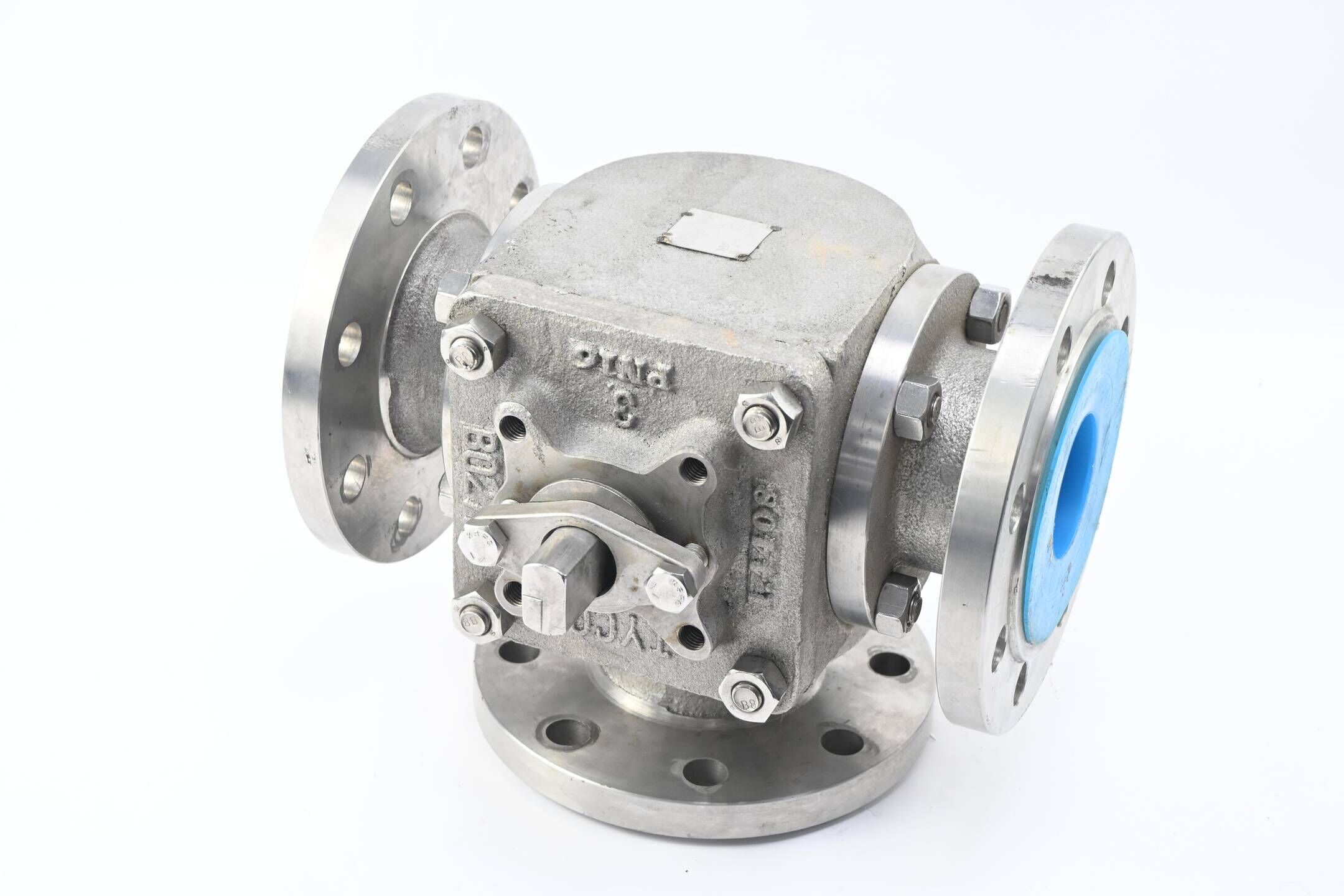 TYCO  3-Wege-Kugelhahn L-Port PN10/16 ( DN80 ) KEH-L775