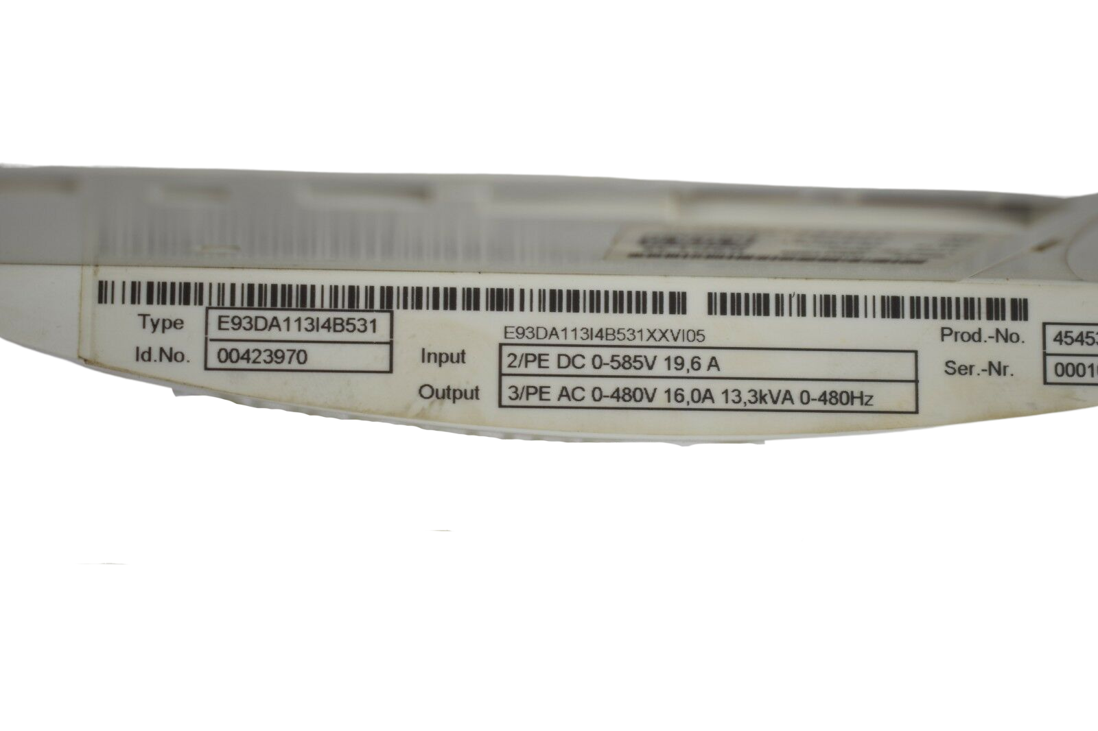 KUKA KSD1-32 Frequenzumrichter E93DA113I4B531