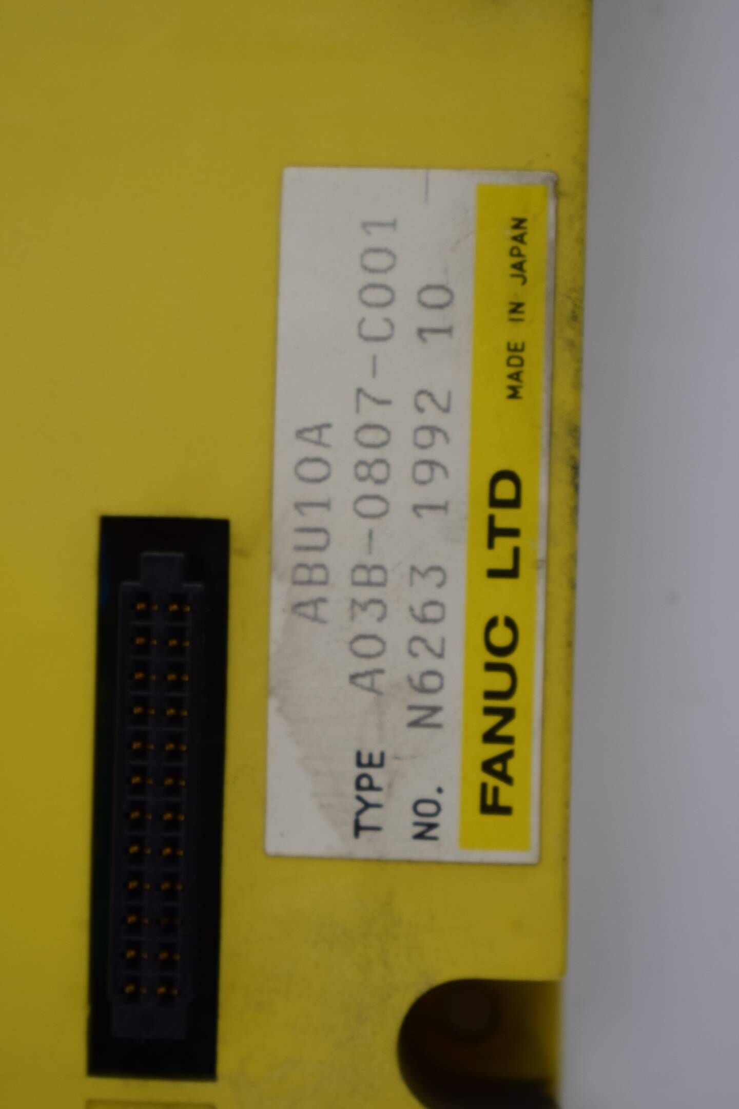 Fanuc ABU10A A03B-0807-C001 